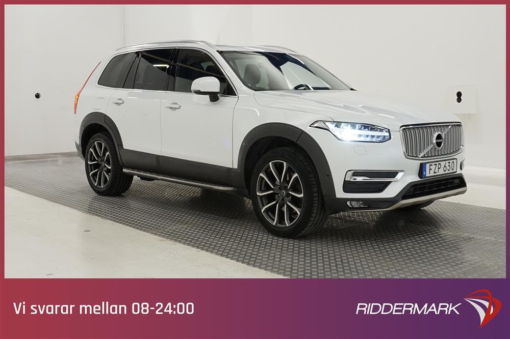 Volvo XC90 D5 AWD Inscription 7-Sits Backkamera Kamrem Bytt exteriör