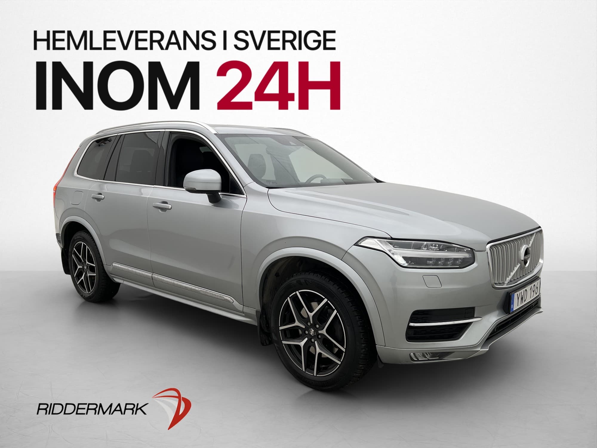 Volvo XC90 D5 AWD Inscription VOC D-Värmare 360° Drag Skinn
