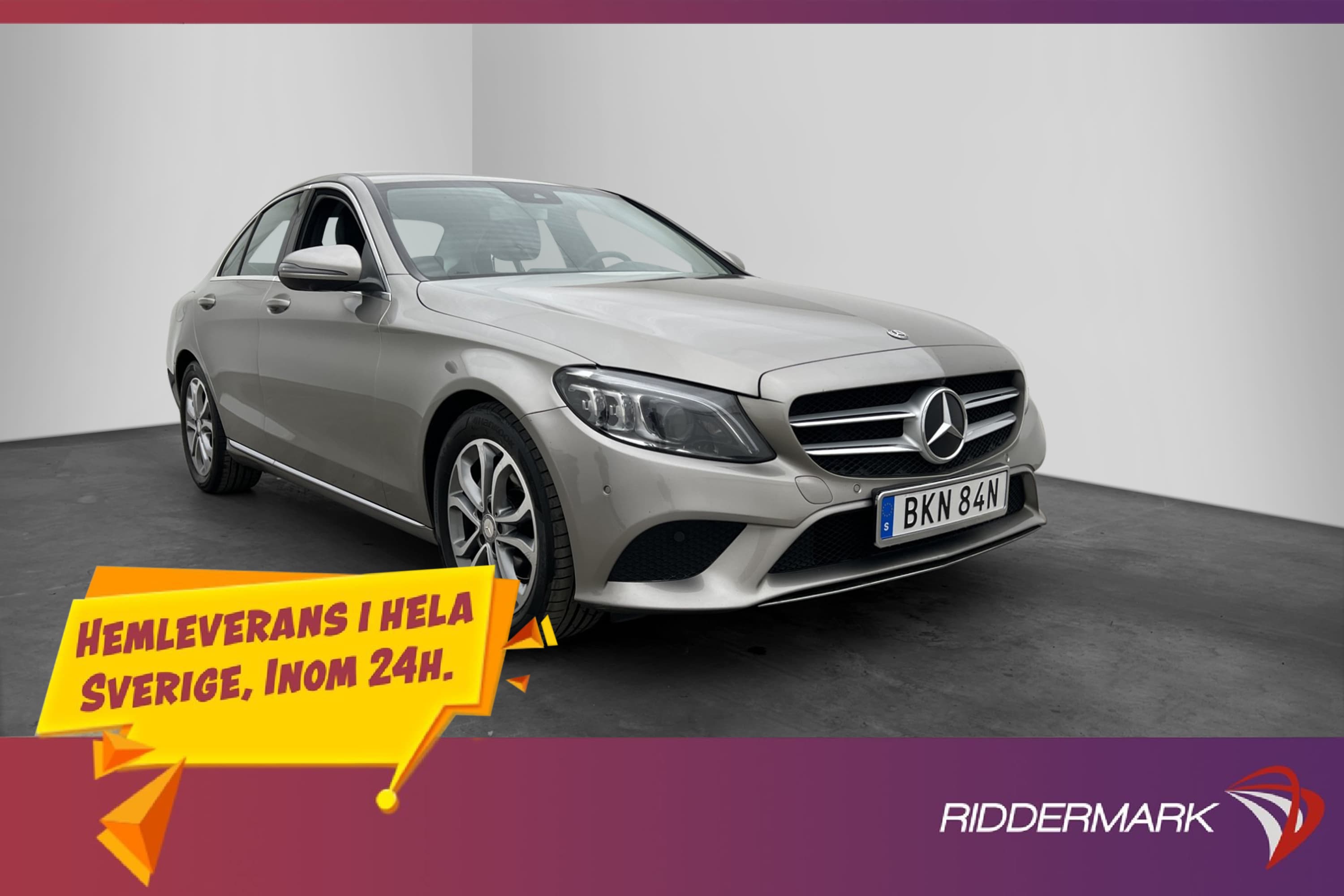 Mercedes-Benz C 220 d 194hk 360° Kamera Dragkrok Navigator