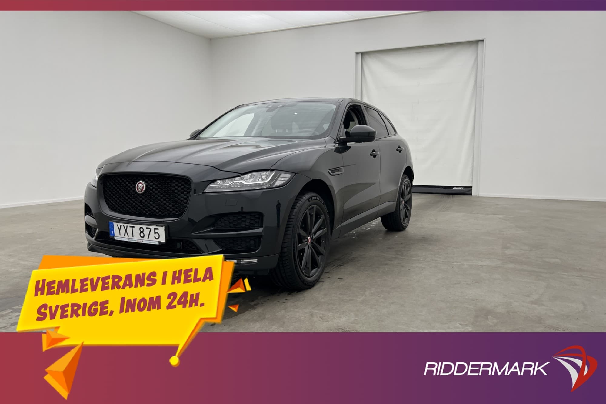 Jaguar F-Pace 25d AWD Portfolio Pano Meridian Kamera Skinn