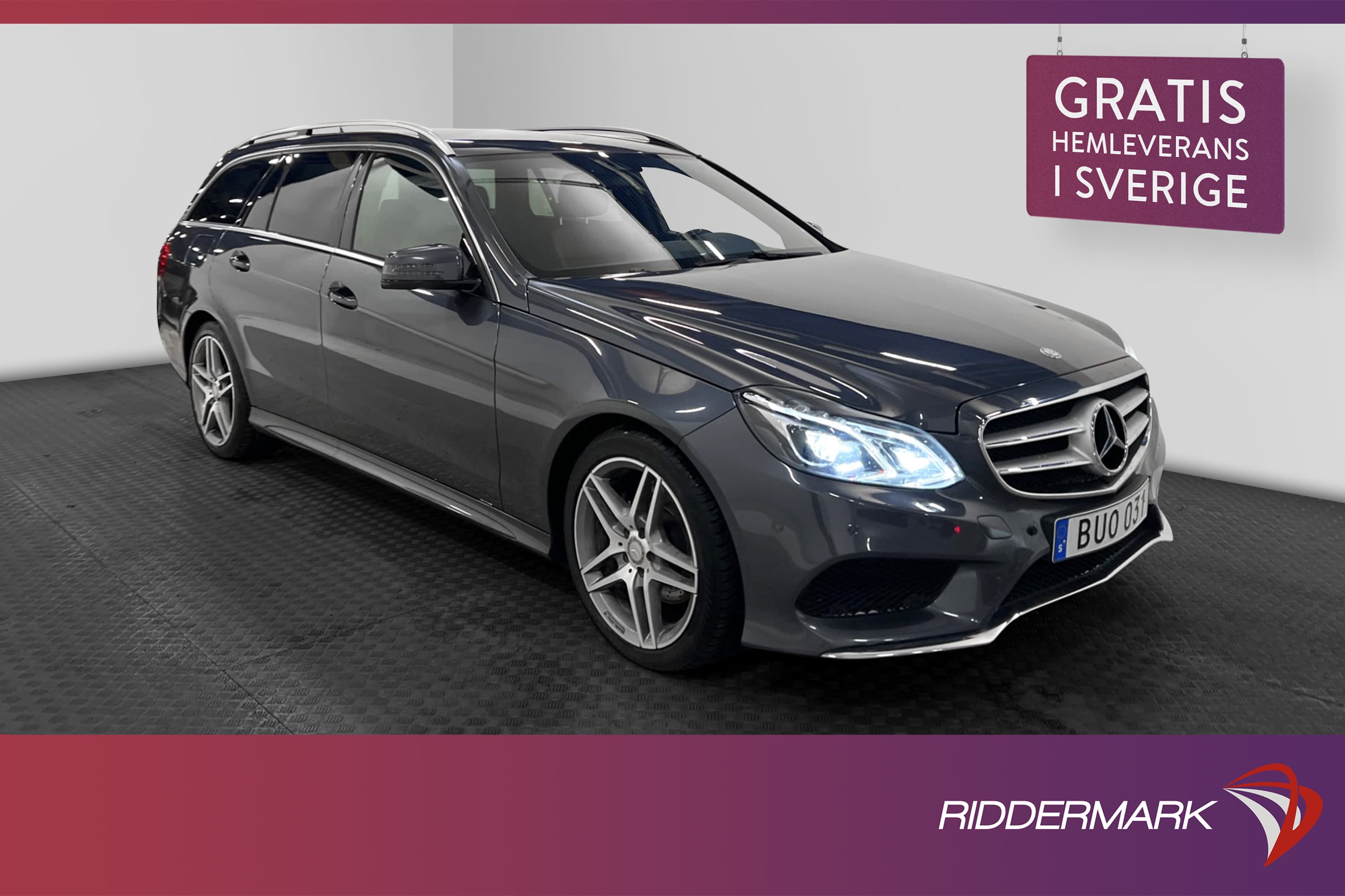Mercedes-Benz E 250 T 4M 204hk AMG Värmare Drag Välservad