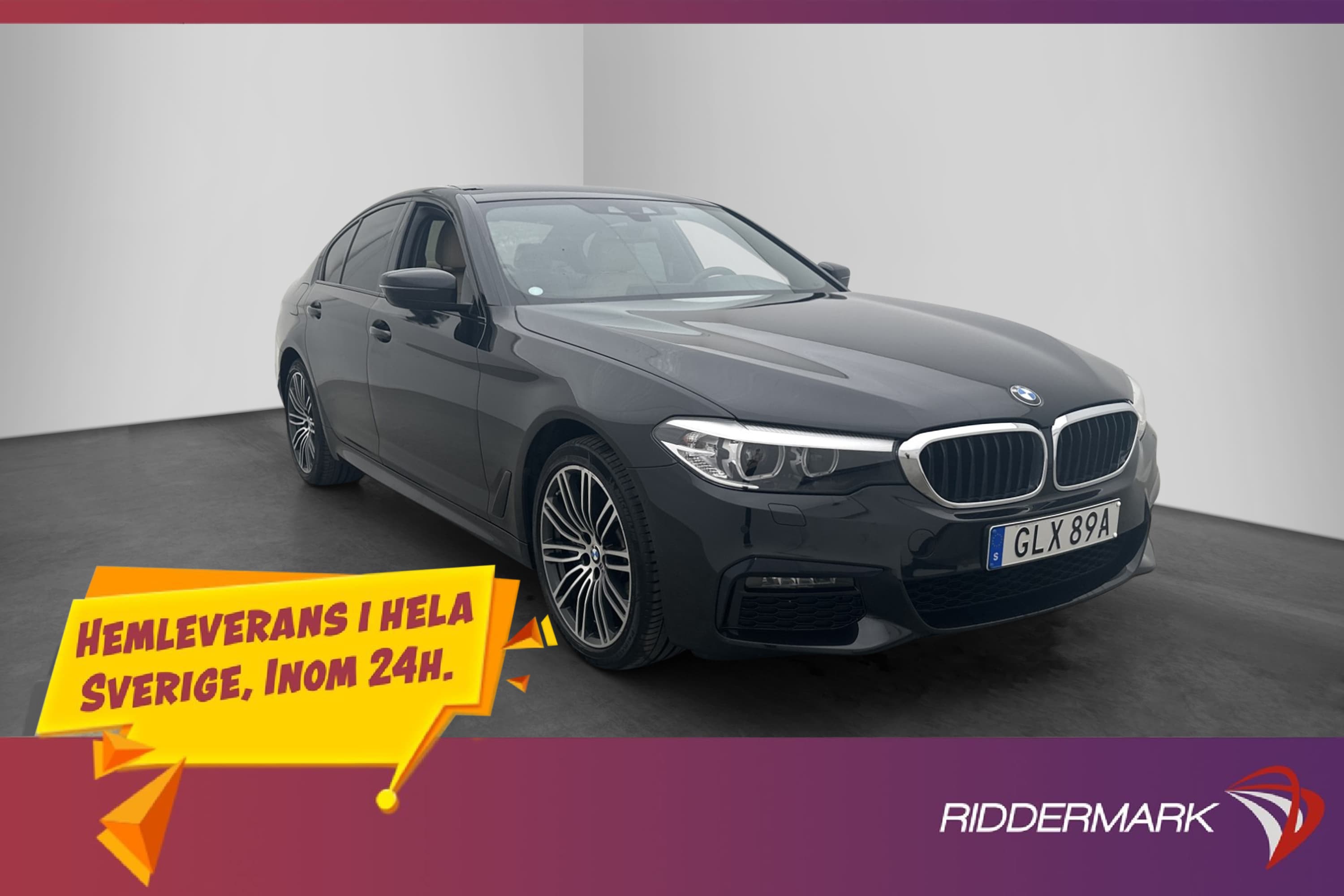 BMW 530 e iPerformance Sedan M Sport Skinn Cockpit Kamera