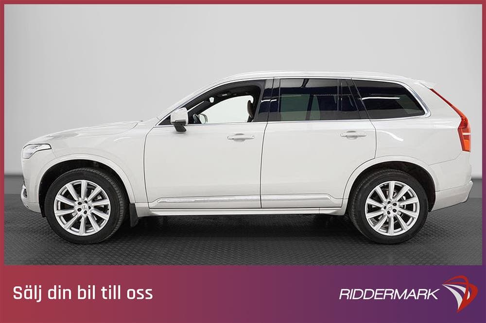 Volvo XC90 D5 AWD 235hk Inscription B&W 7-Sits Värmare Skinnexteriör