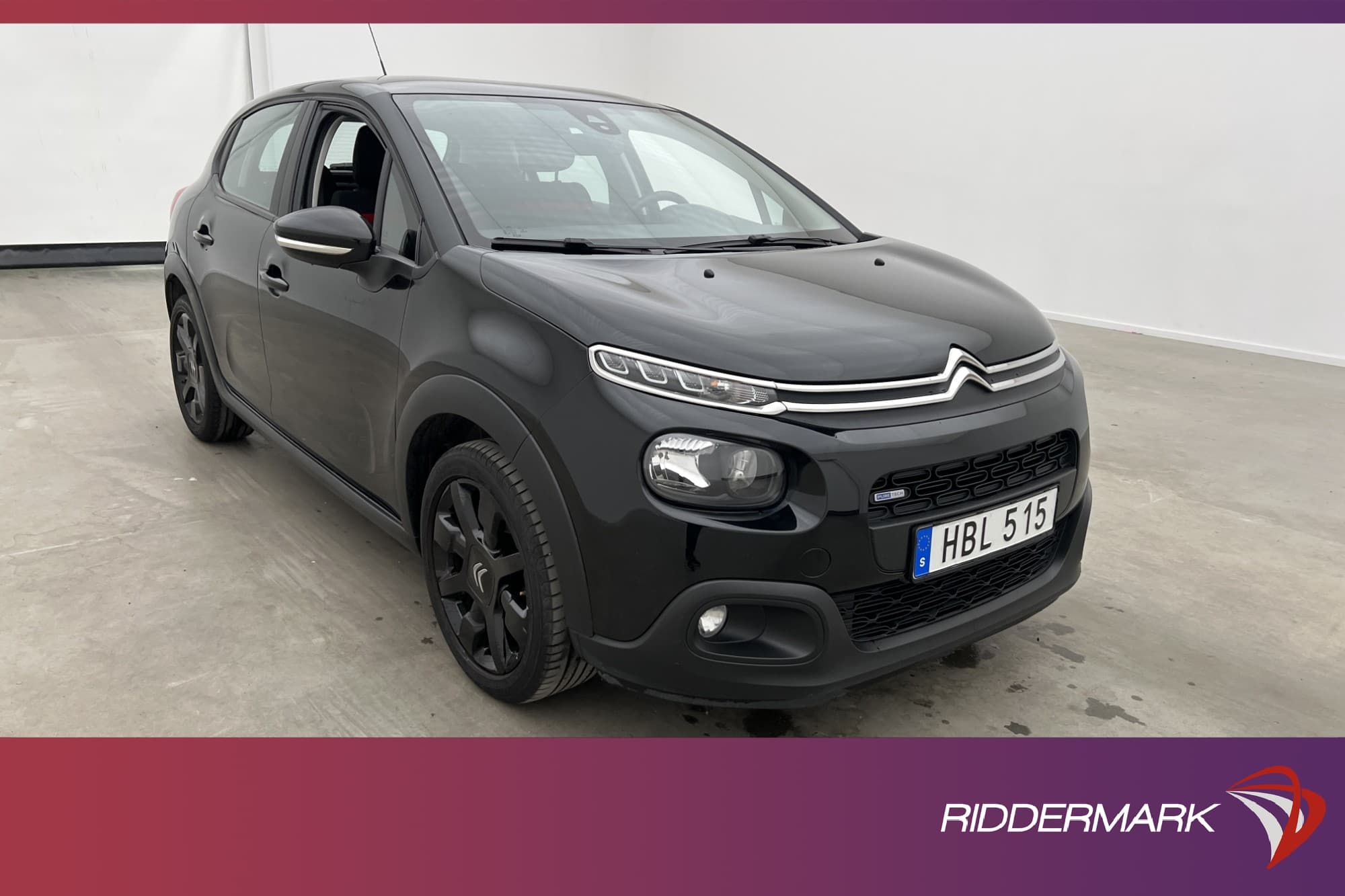 Citroën C3 1.2 VTi 82hk BLACK LAUNCH Apple Carplay 2-Brukare
