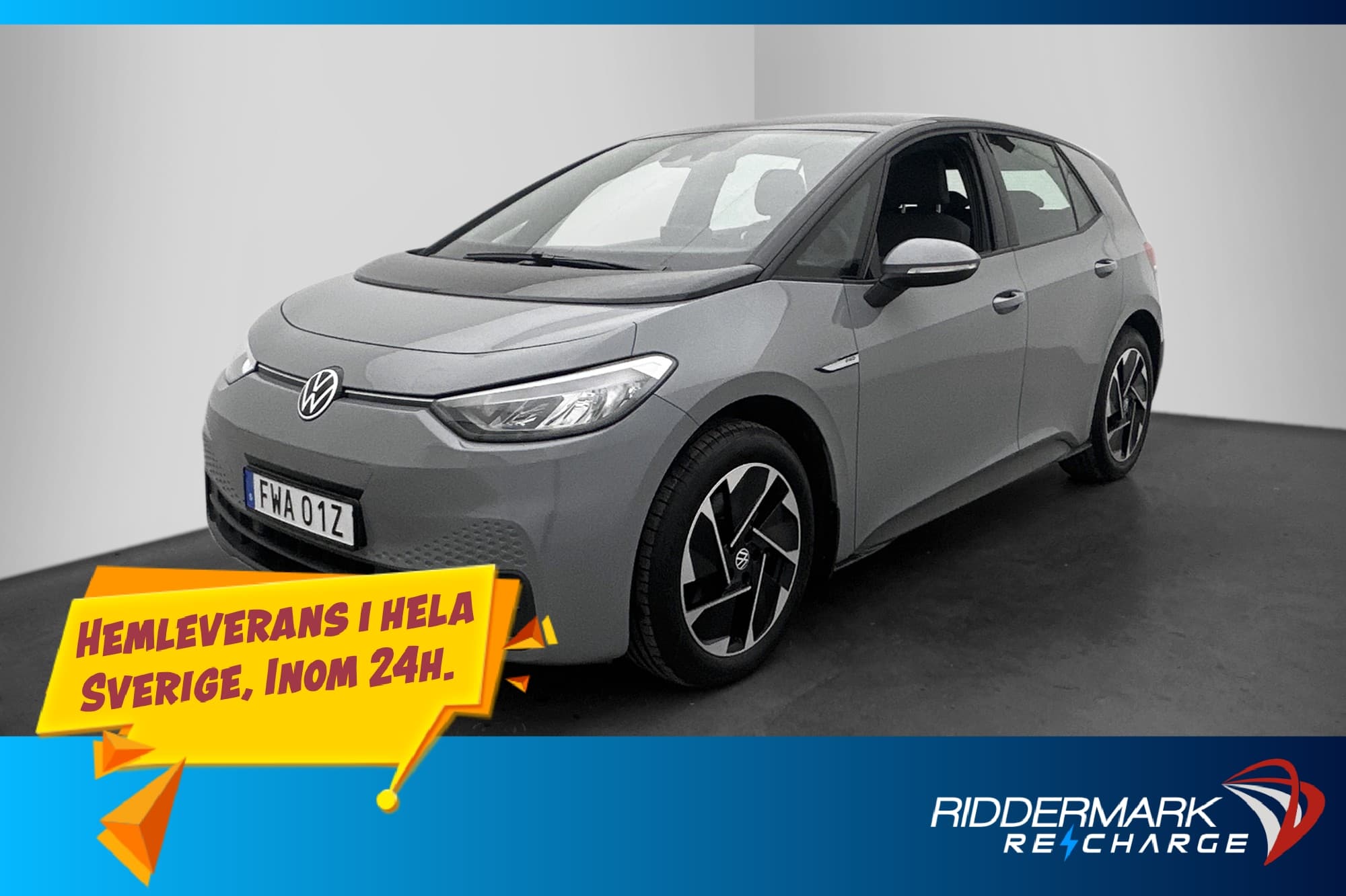 Volkswagen ID.3 Pro Performance 204hk Navi CarPlay MOMS