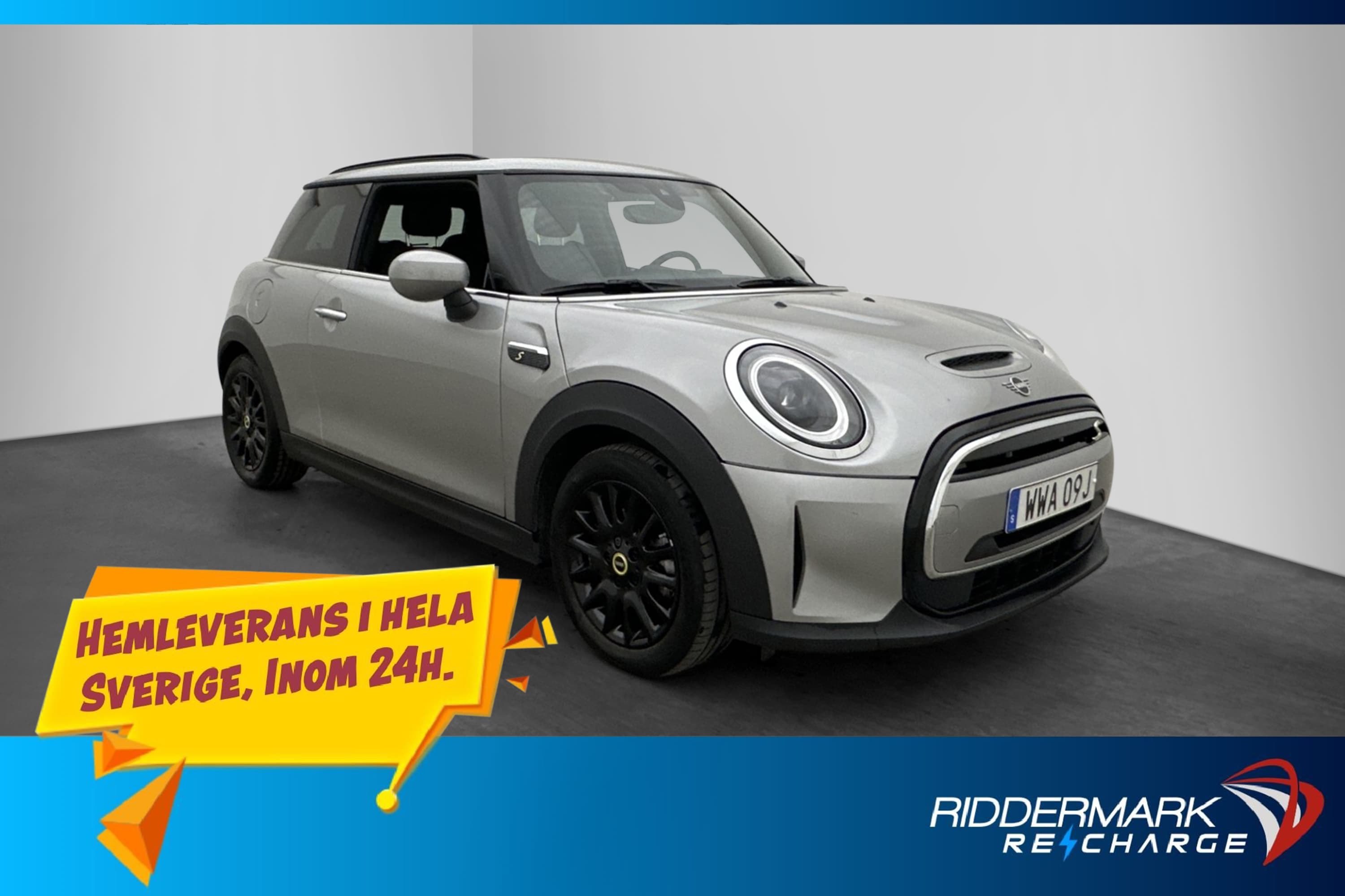 MINI Cooper SE 184hk Skinn/Alcantara Värmepump Navi Sensorer