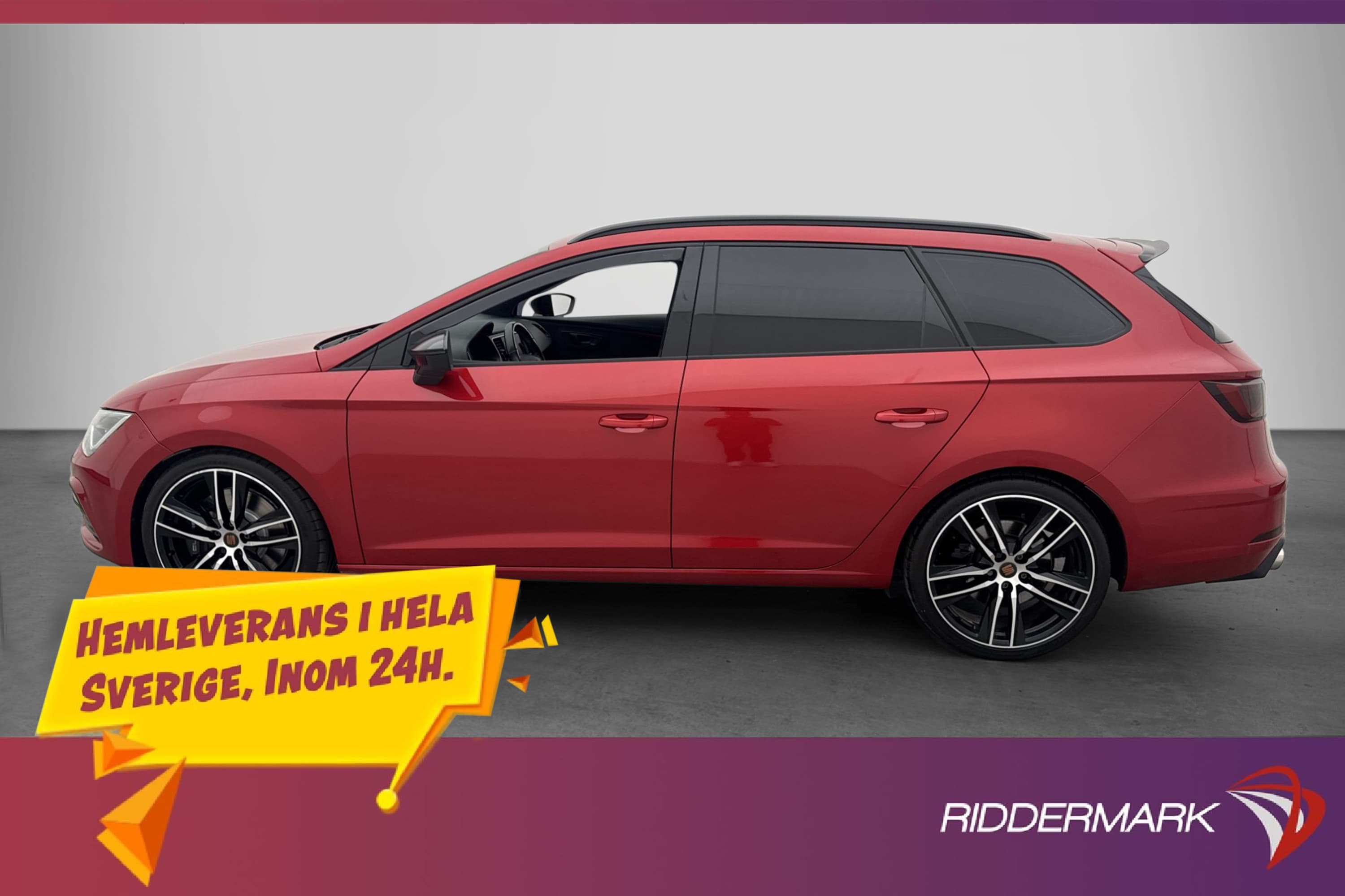 SEAT Leon 2.0 TSI 300hk 4D Cupra Cockpit Pano Kamera CarPlay