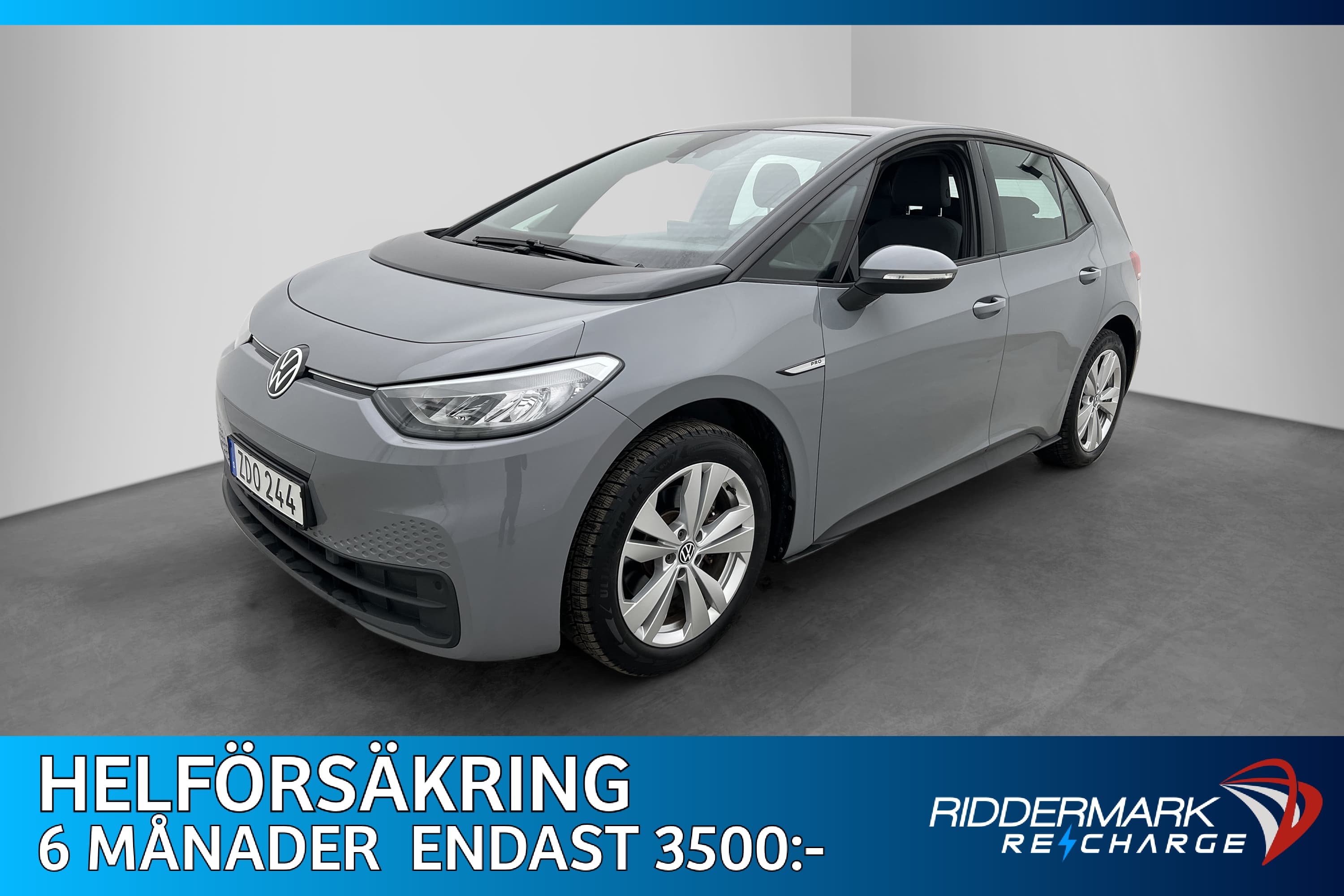 Volkswagen ID.3 Pro Performance 204hk Värmare CarPlay Navi