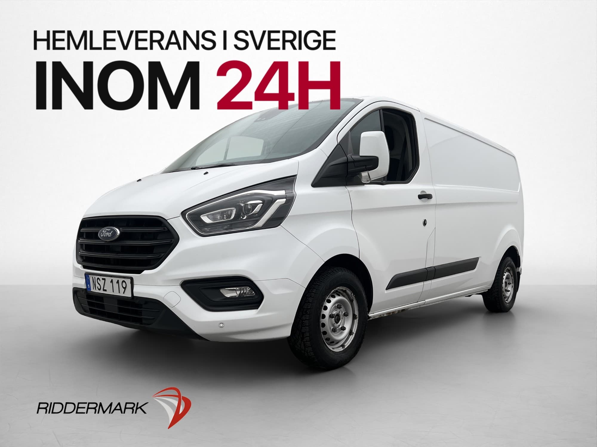 Ford Transit Custom L2 130hk Värm Drag Kamera V-Inredd Moms