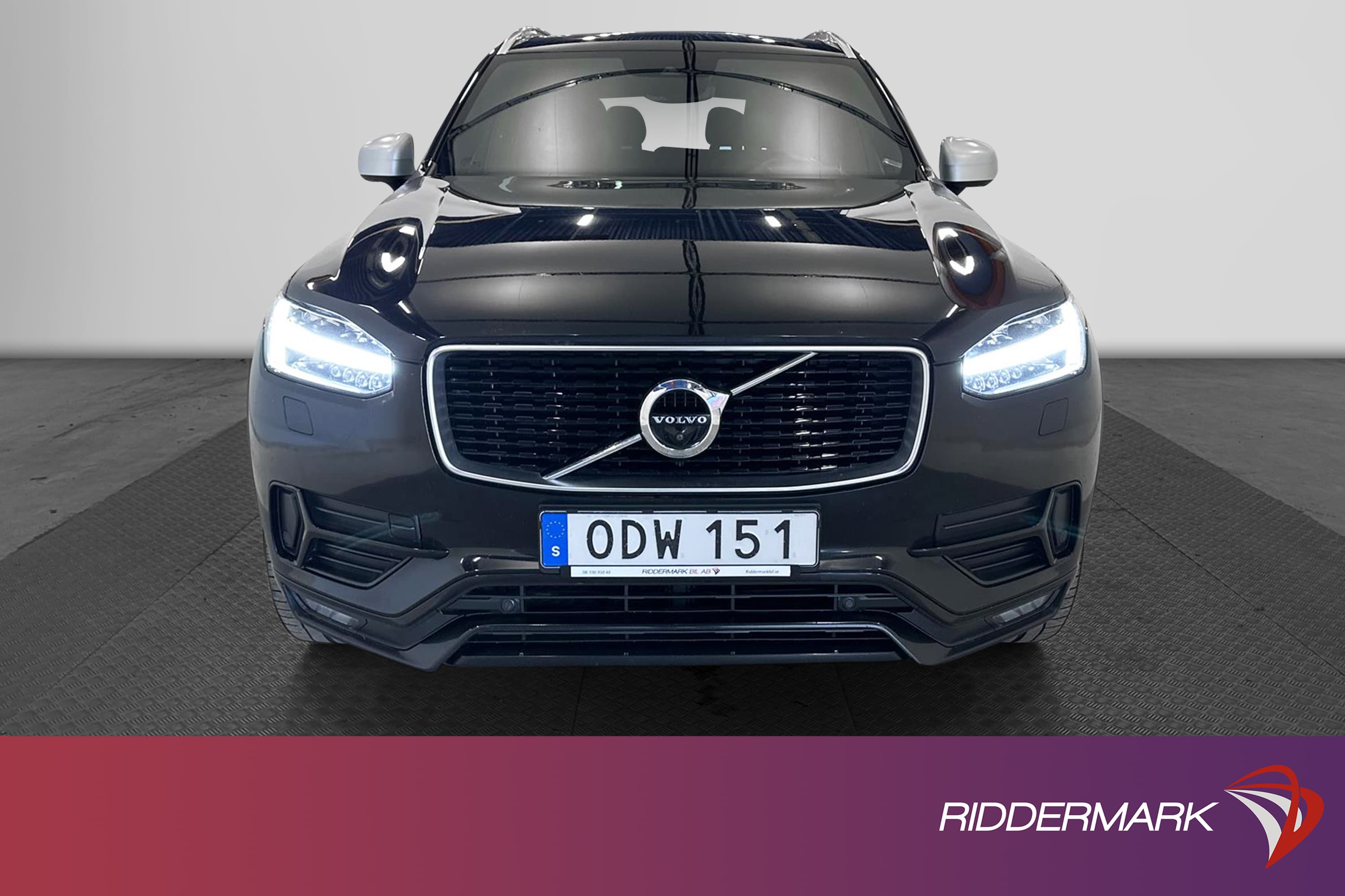 Volvo XC90 D5 AWD 235hk R Design Voc D-Värm Pano HUD 7 Sits