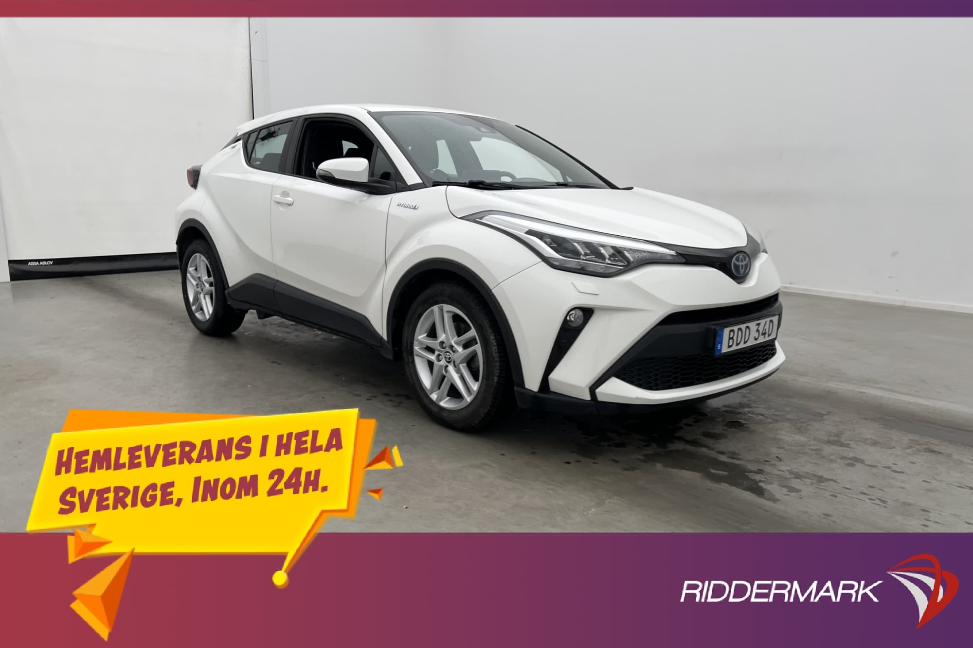 Toyota C-HR Hybrid  Active M&K-Värmare Kamera Adap-fart MOMS