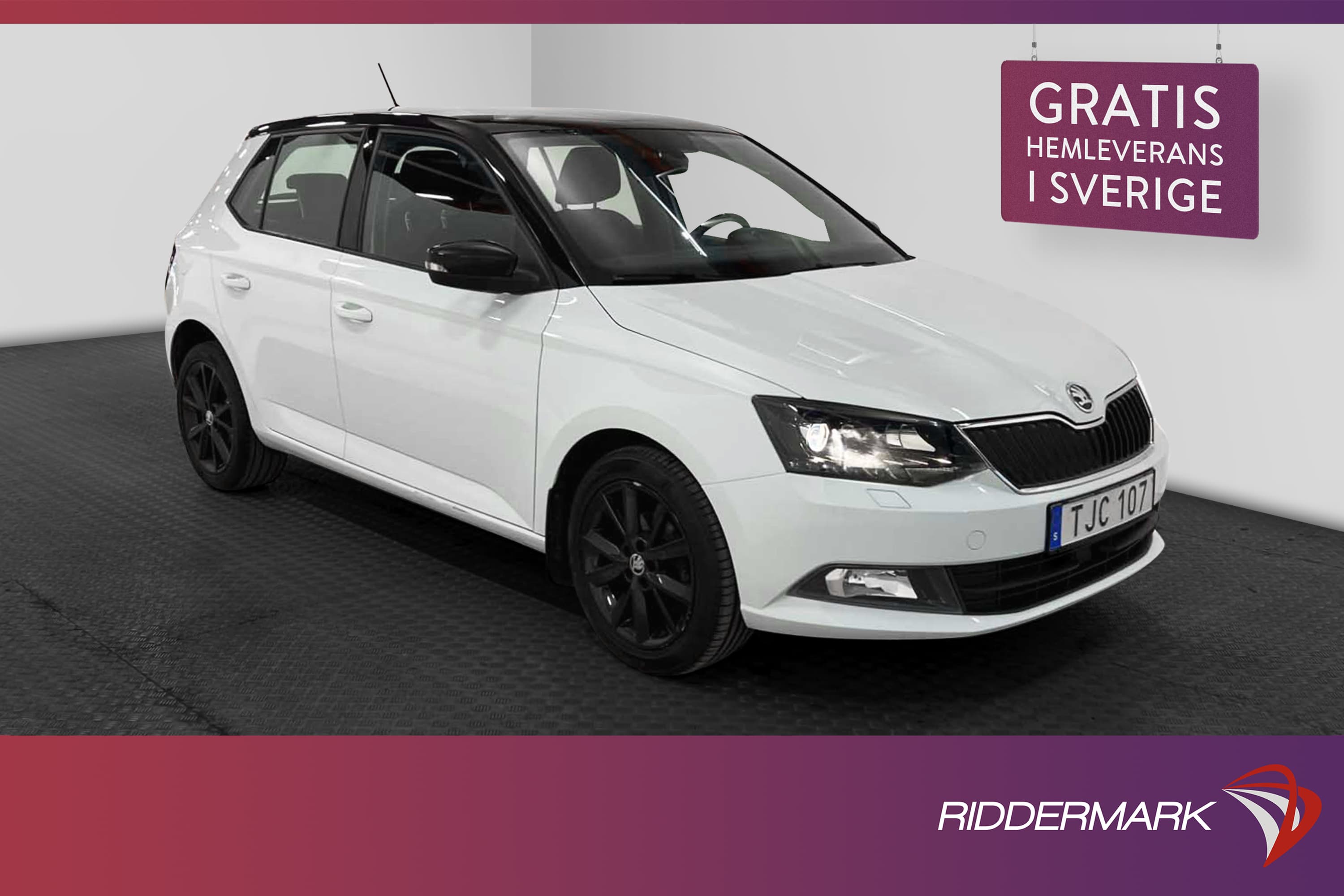 Skoda Fabia 1.0 TSI 95hk Color Concept Sensorer Carplay