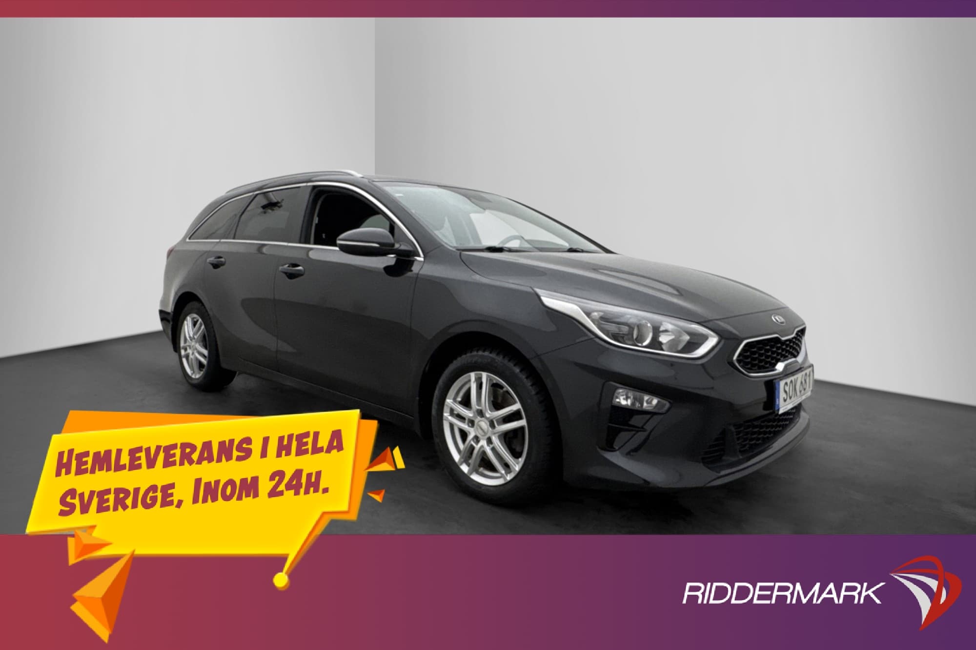 Kia Ceed SW 1.4 T-GDI Advance Kamera Rattvärme Apple CarPlay