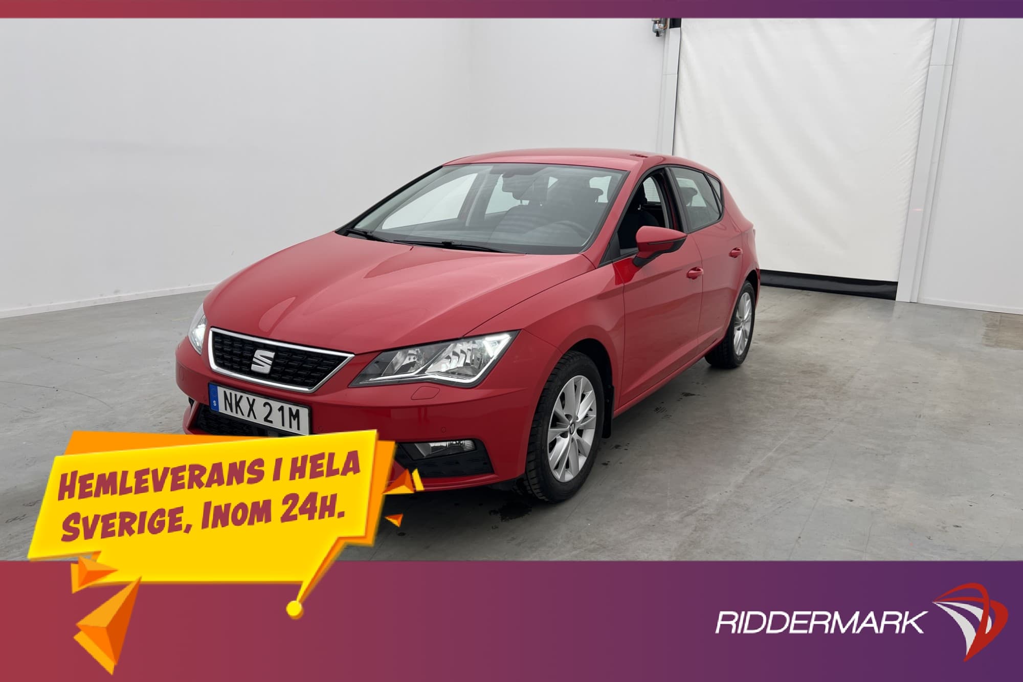 SEAT Leon 1.5 TGI 130hk Style Sensorer Bluetooth 0.55 l/mil