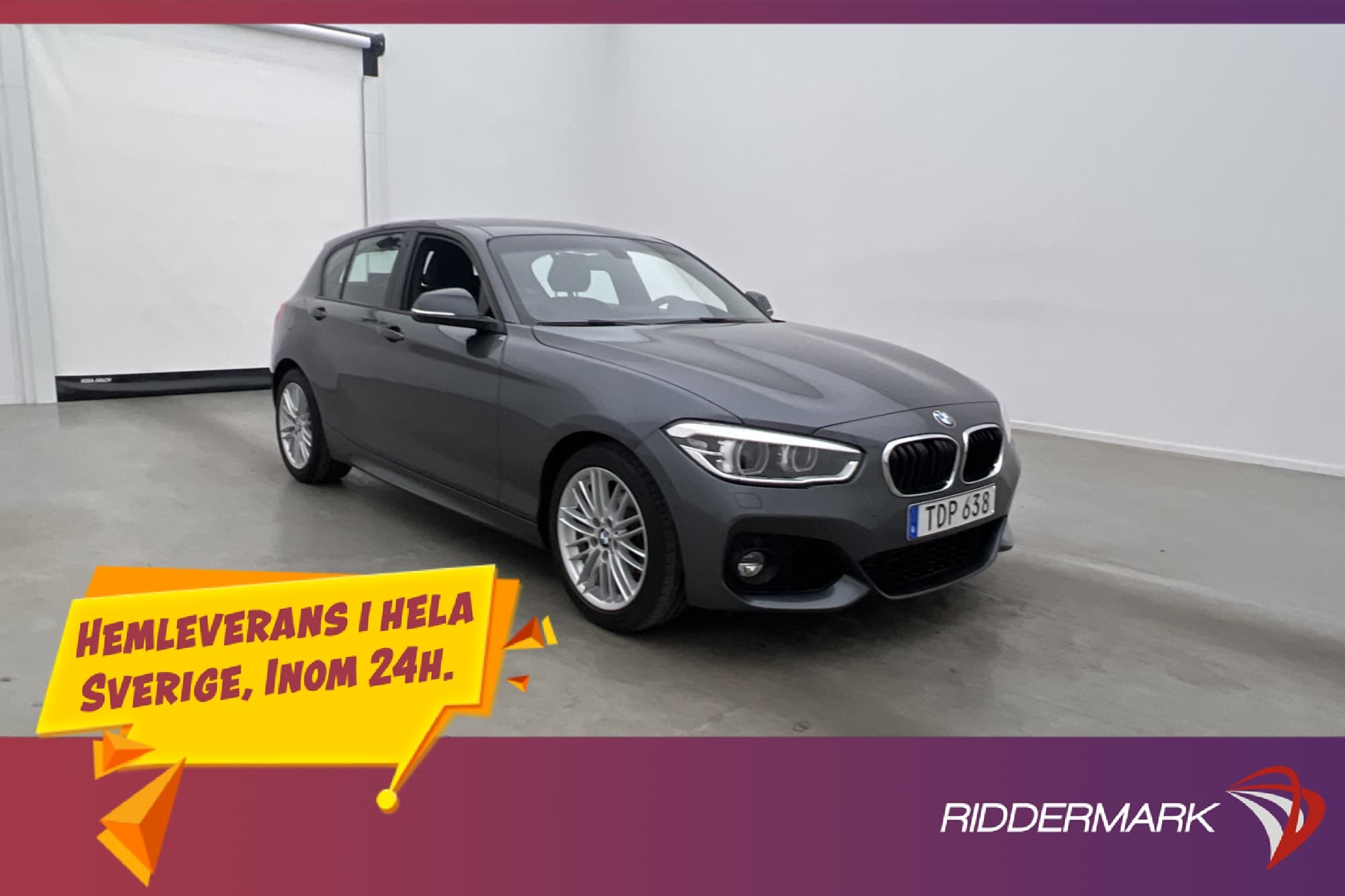 BMW 118i 136hk M Sport Backkamera PDC 0,51L/mil