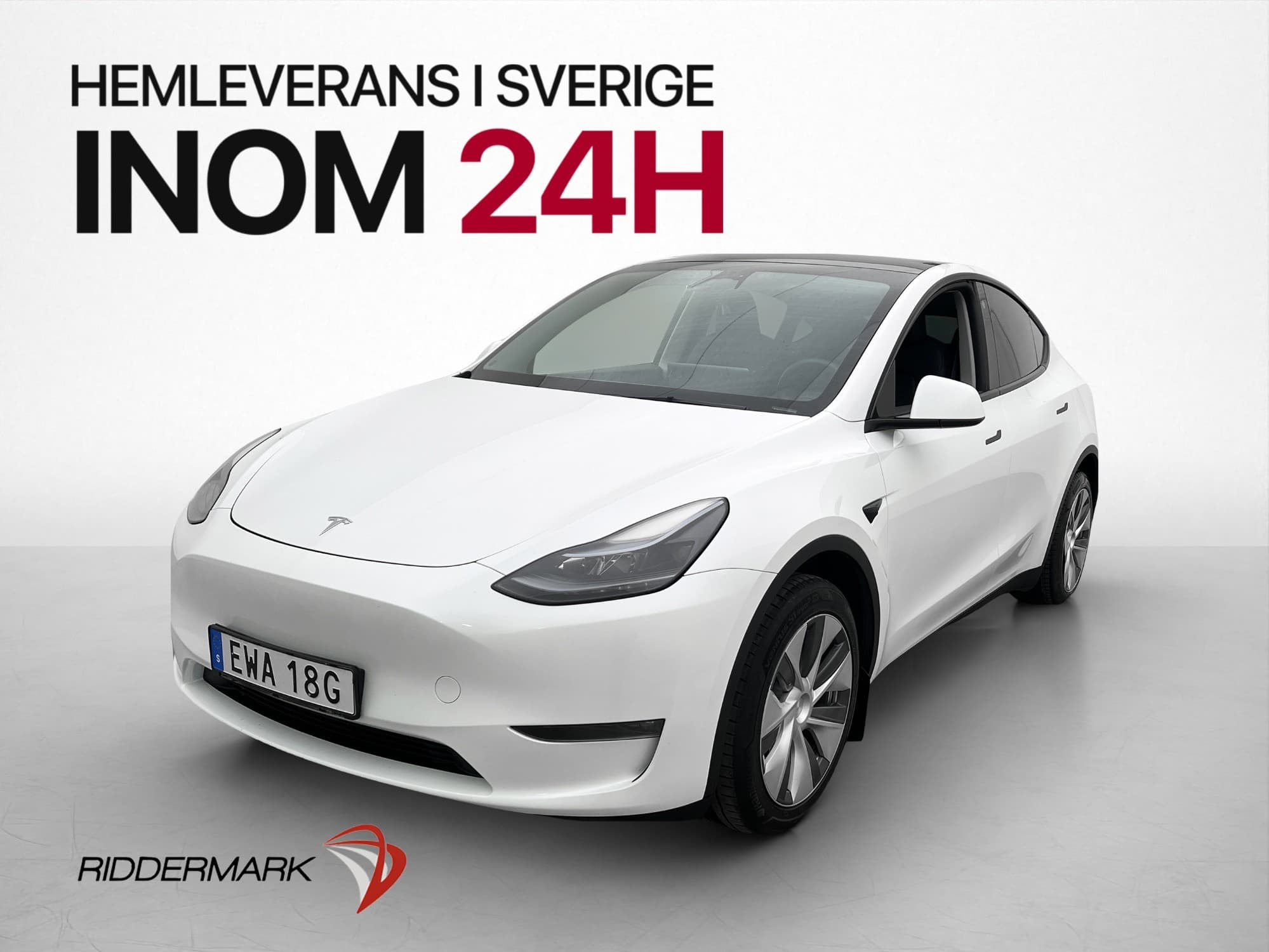 Tesla Model Y Long Range AWD Dragkrok Autopilot Sv.Såld MOMS
