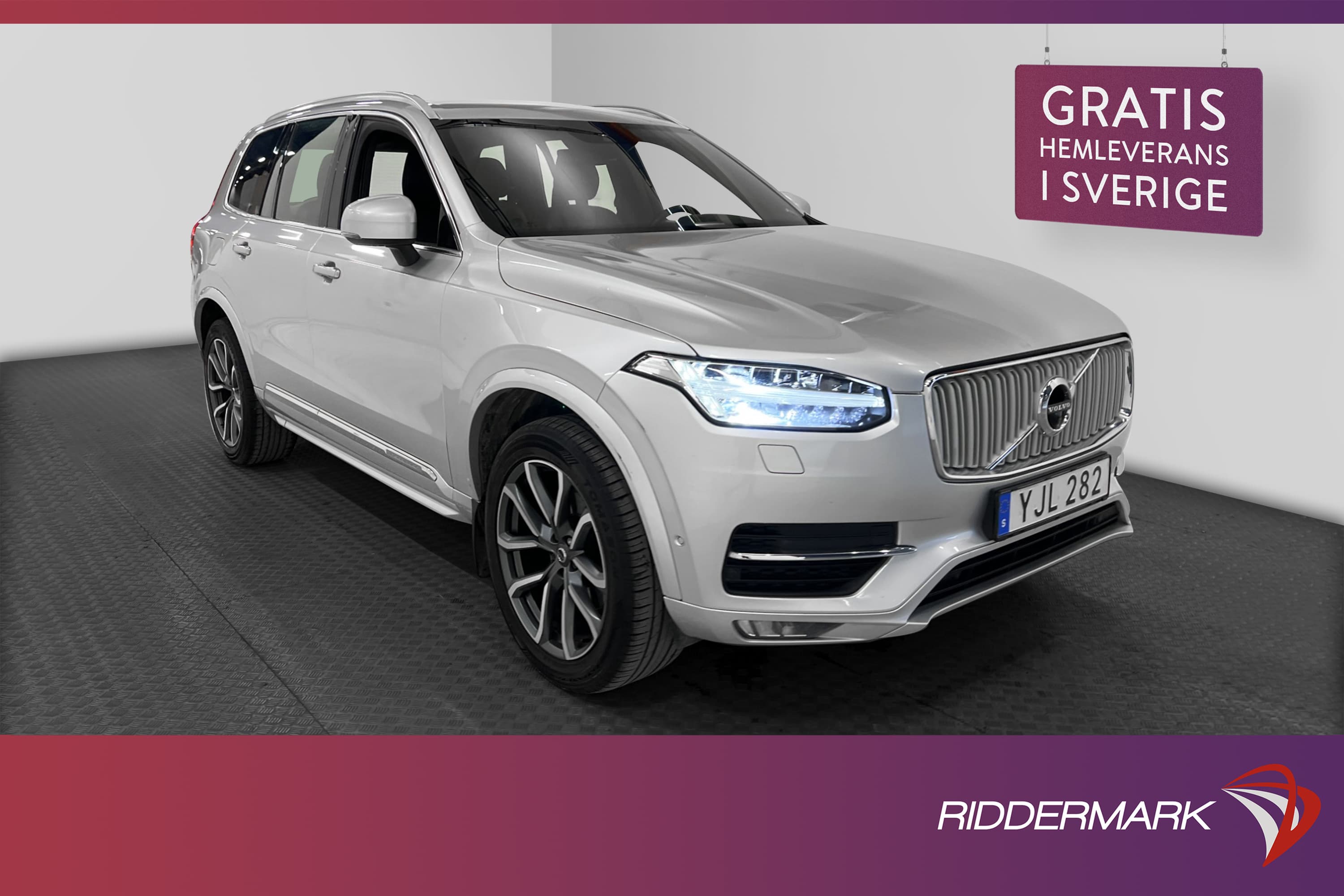 Volvo XC90 D5 AWD Inscription Värmare 360° VOC Navi Dragkrok