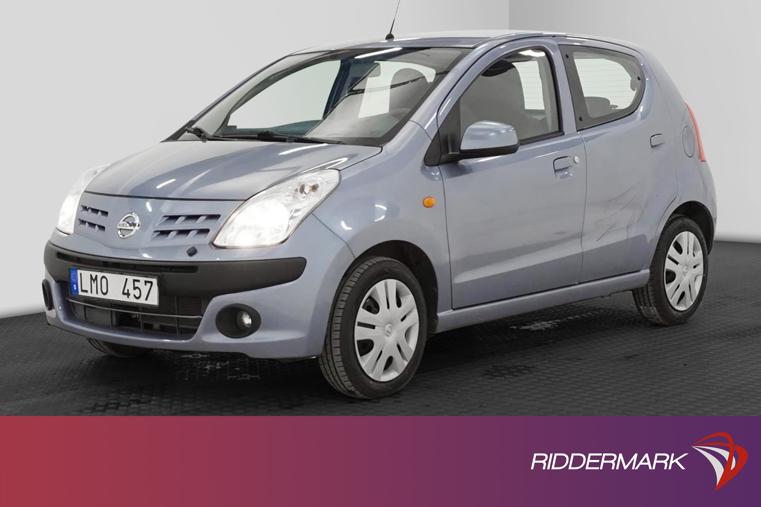 Nissan Pixo 1.0 68hk M&K-Värm 360kr Skatt Nyserv 0,38L/mil