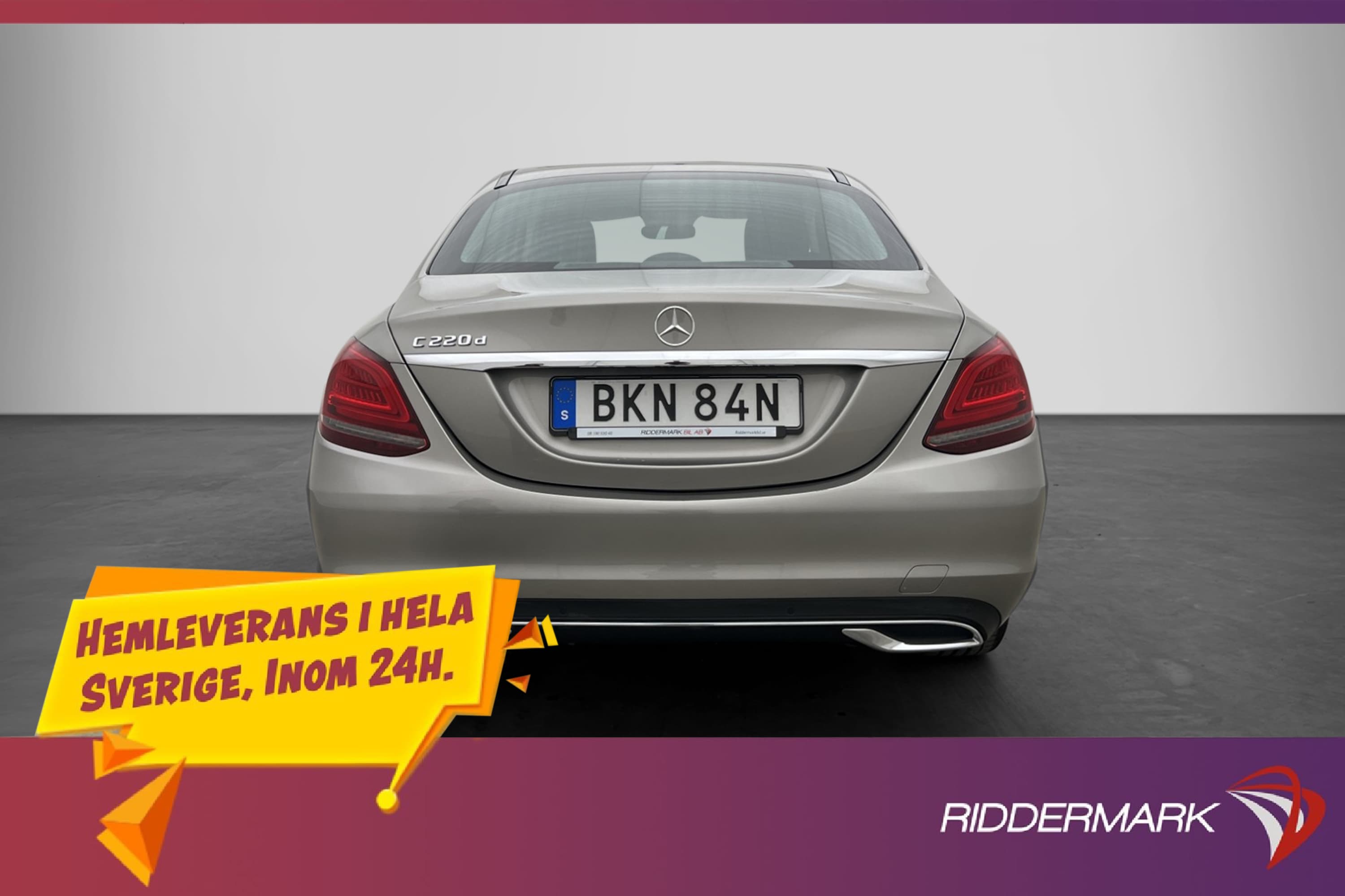 Mercedes-Benz C 220 d 194hk Dragkrok Kamera Navi Sensorer