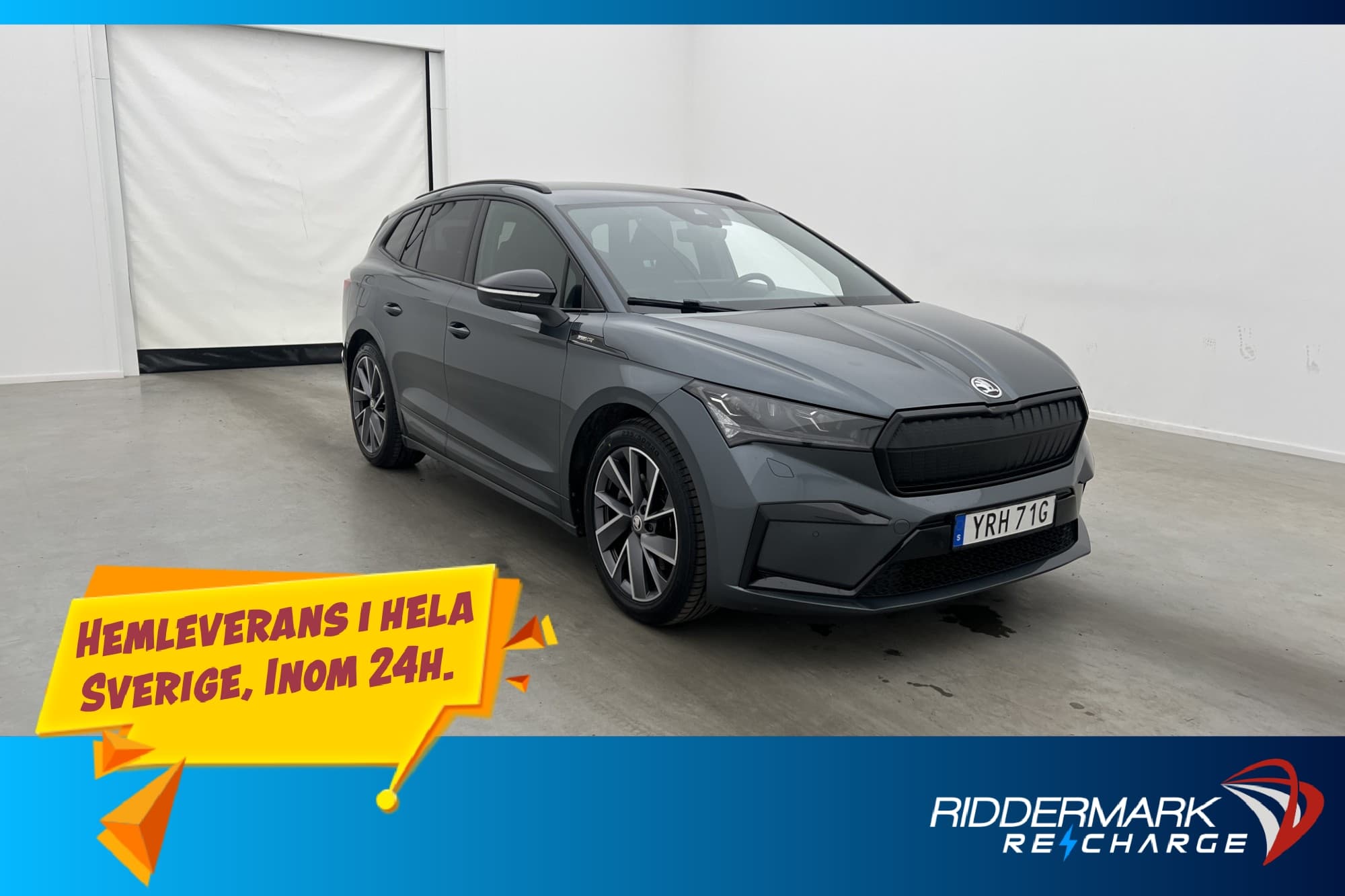 Skoda Enyaq iV 80 Sportline Dragkrok Värmare Kamera CarPlay