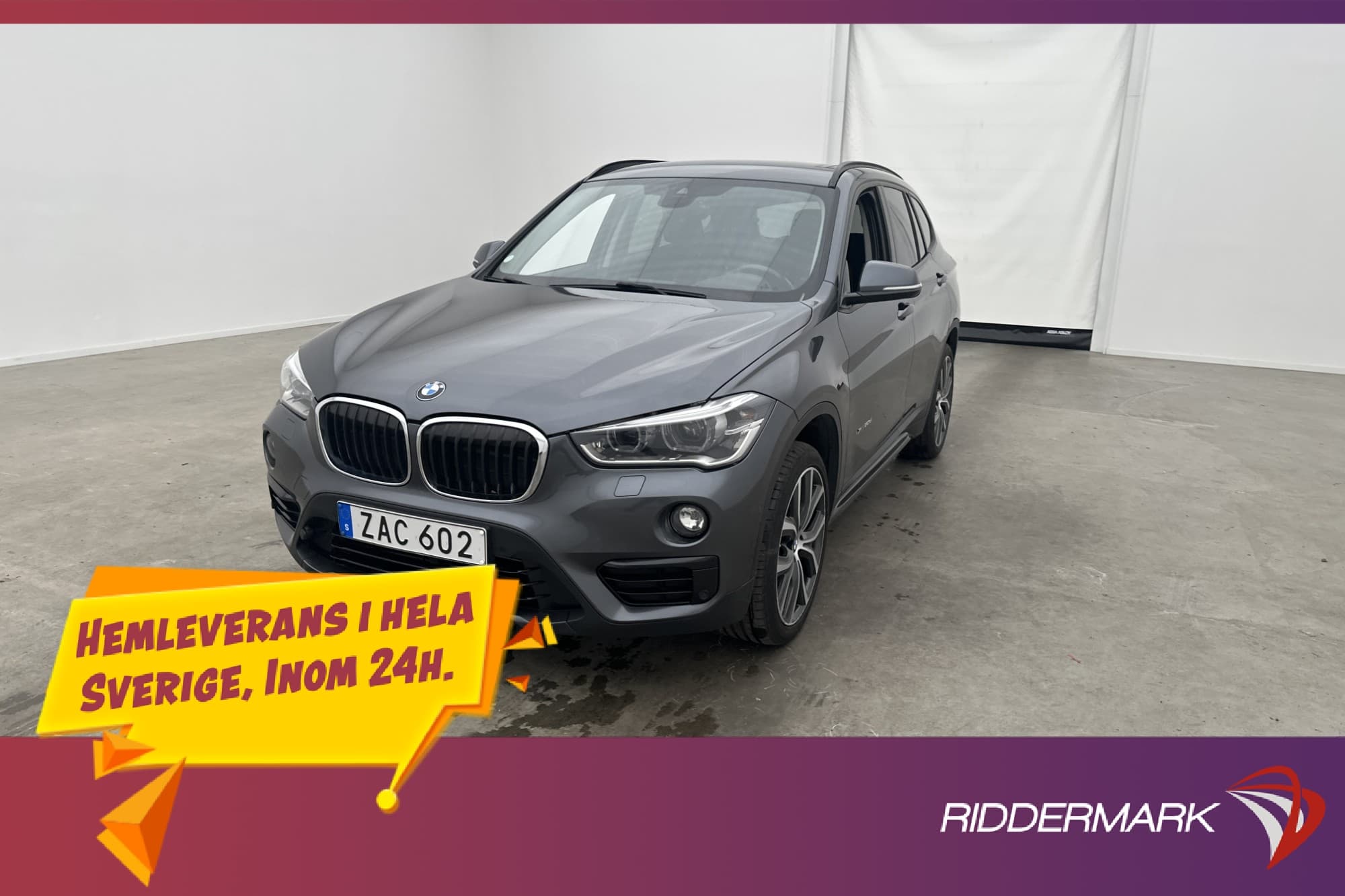 BMW X1 xDrive20d Sport line M&K-Värmare HiFi HUD Kamera Drag