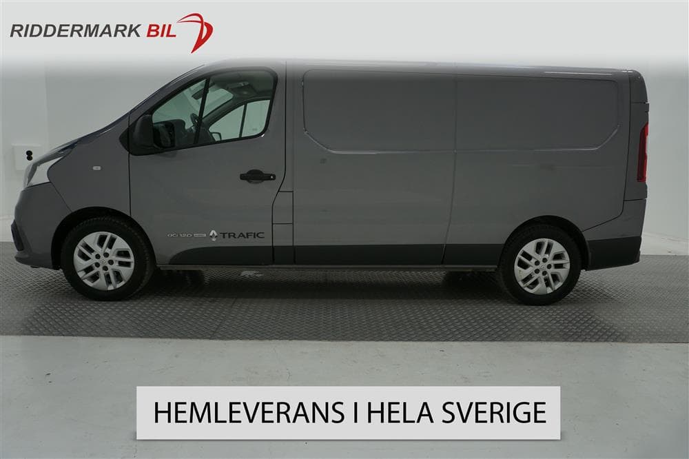 Renault Trafic L2 1.6dCi 120hk 3-sits Lastramp Värmare Moms