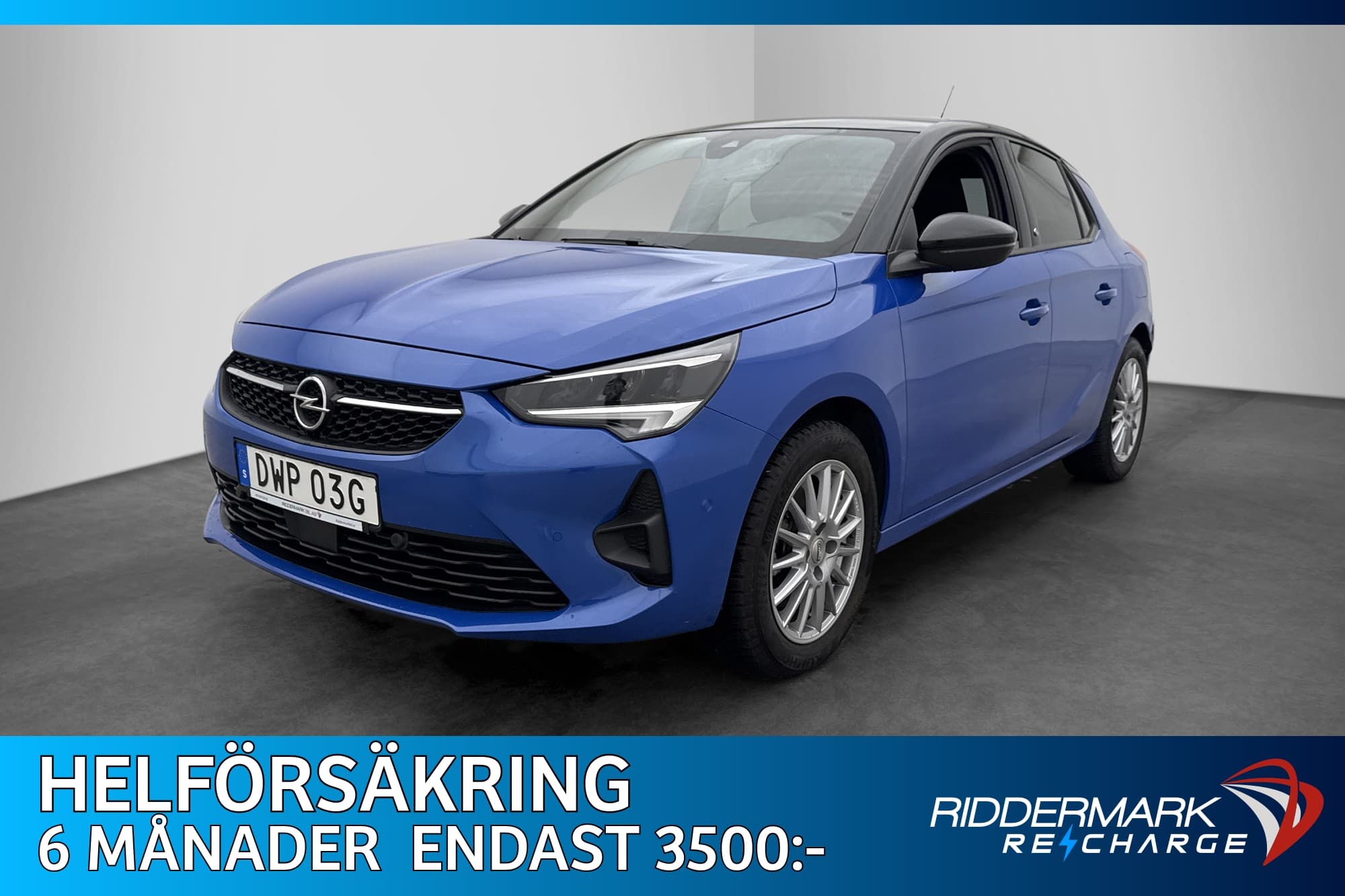 Opel Corsa-e 50 kWh 136hk Kamera CarPlay Rattvärme CCS