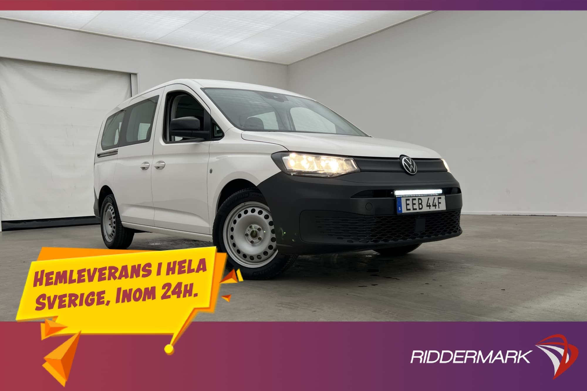 Volkswagen Caddy Maxi Life 1.5TSI Värmare Drag 7-Sits Moms