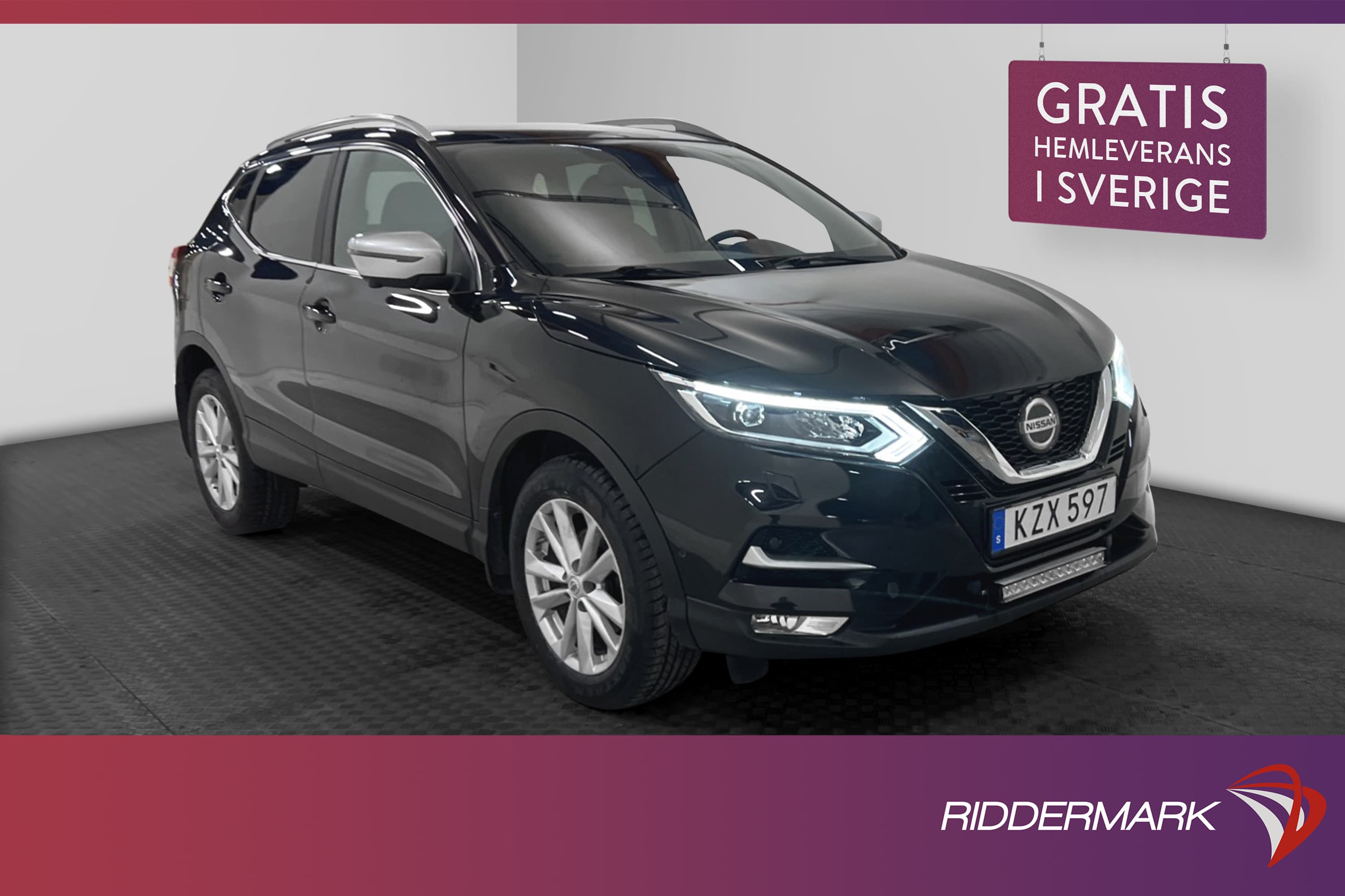 Nissan Qashqai 1.2 DIG-T 115hk Tekna + Pano BOSE Skinn Drag