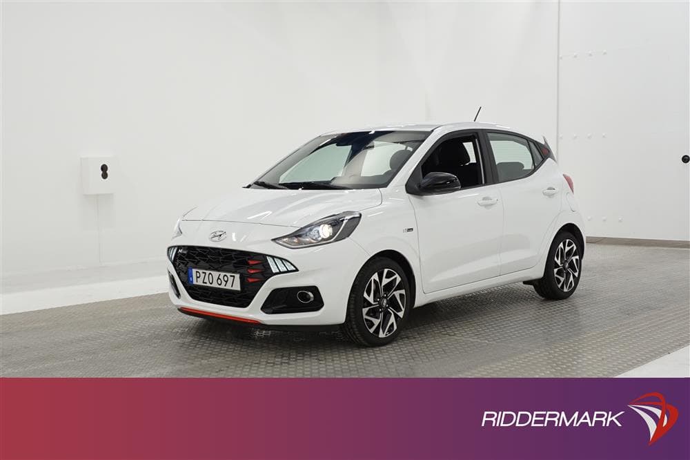 Hyundai i10 1.0 T-GDi 100hk N-Line B-kamera Rattvärme