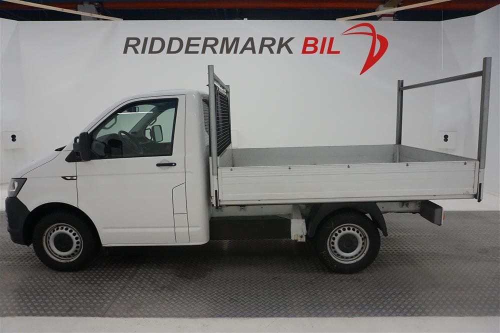 Volkswagen Transporter Flak T6 2.0 TDI 3-sits Värmare Moms