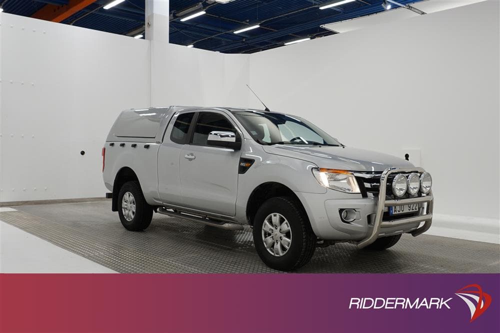 Ford Ranger SuperCab 2.2 TDCi 4WD Dragkrok Kåpa Full Moms exteriör