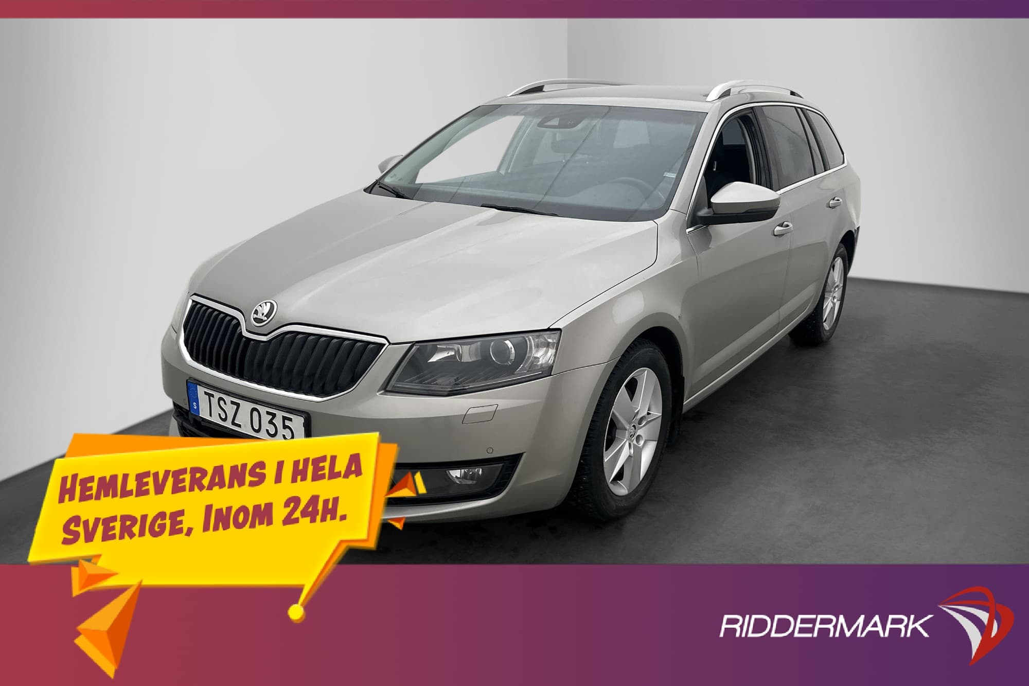 Škoda Octavia 2.0 TDI Business Värmare Adaptiv-Fart GPS Drag