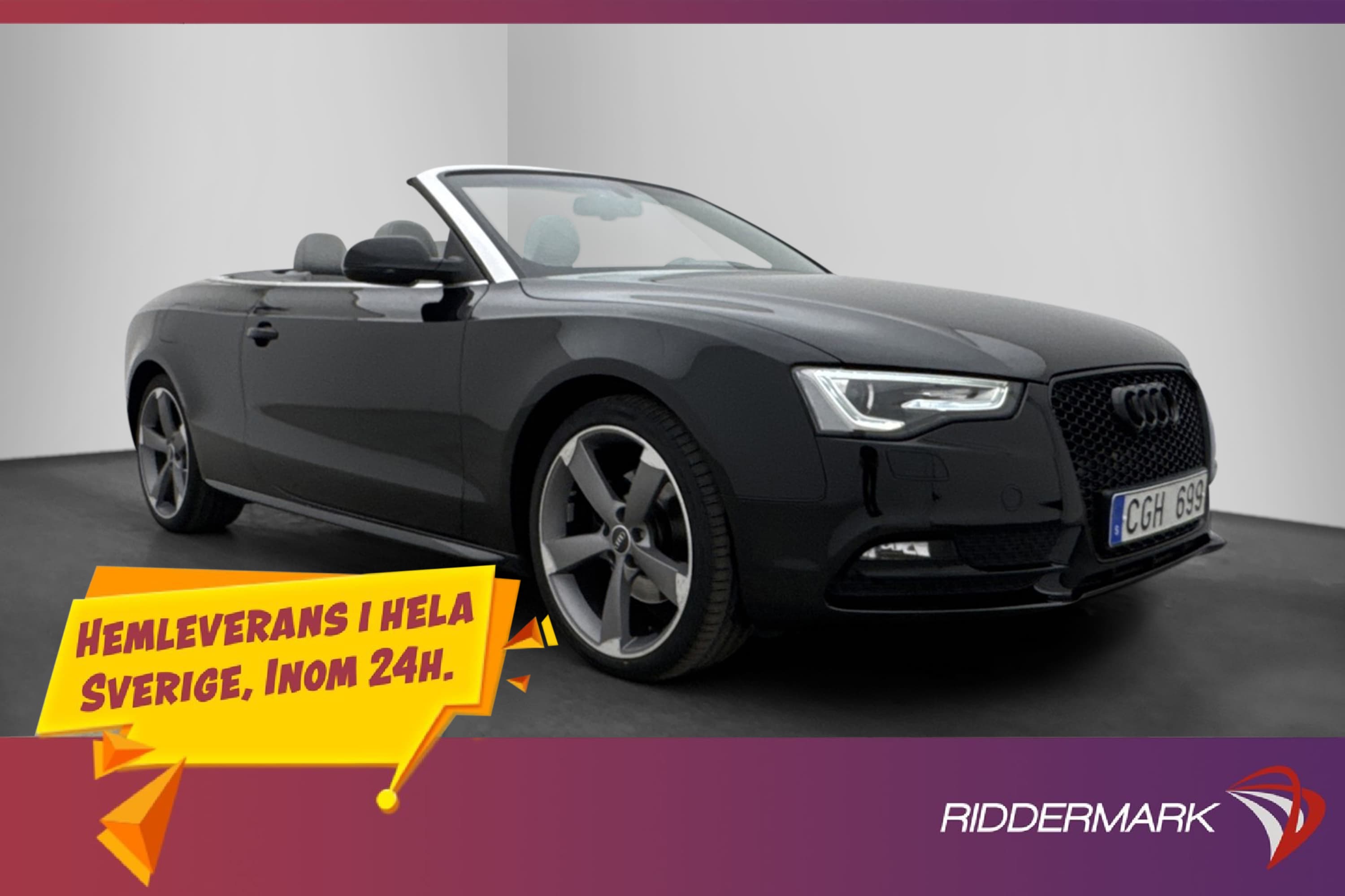 Audi A5 Cabriolet TDI 177hk Sportpaket Alcantara Xenon 