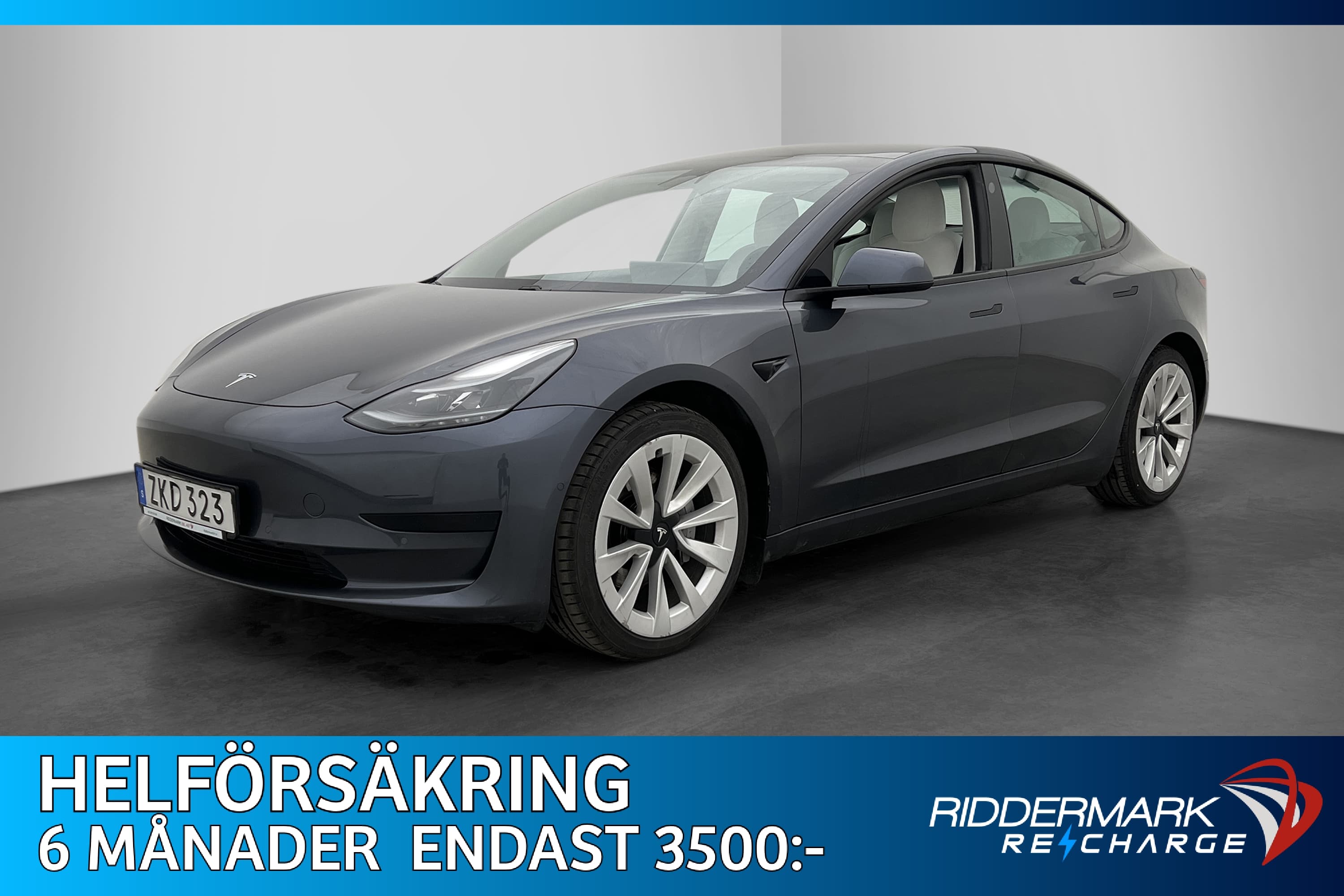 Tesla Model 3 Standard Range Plus Pano Autopilot Skinn