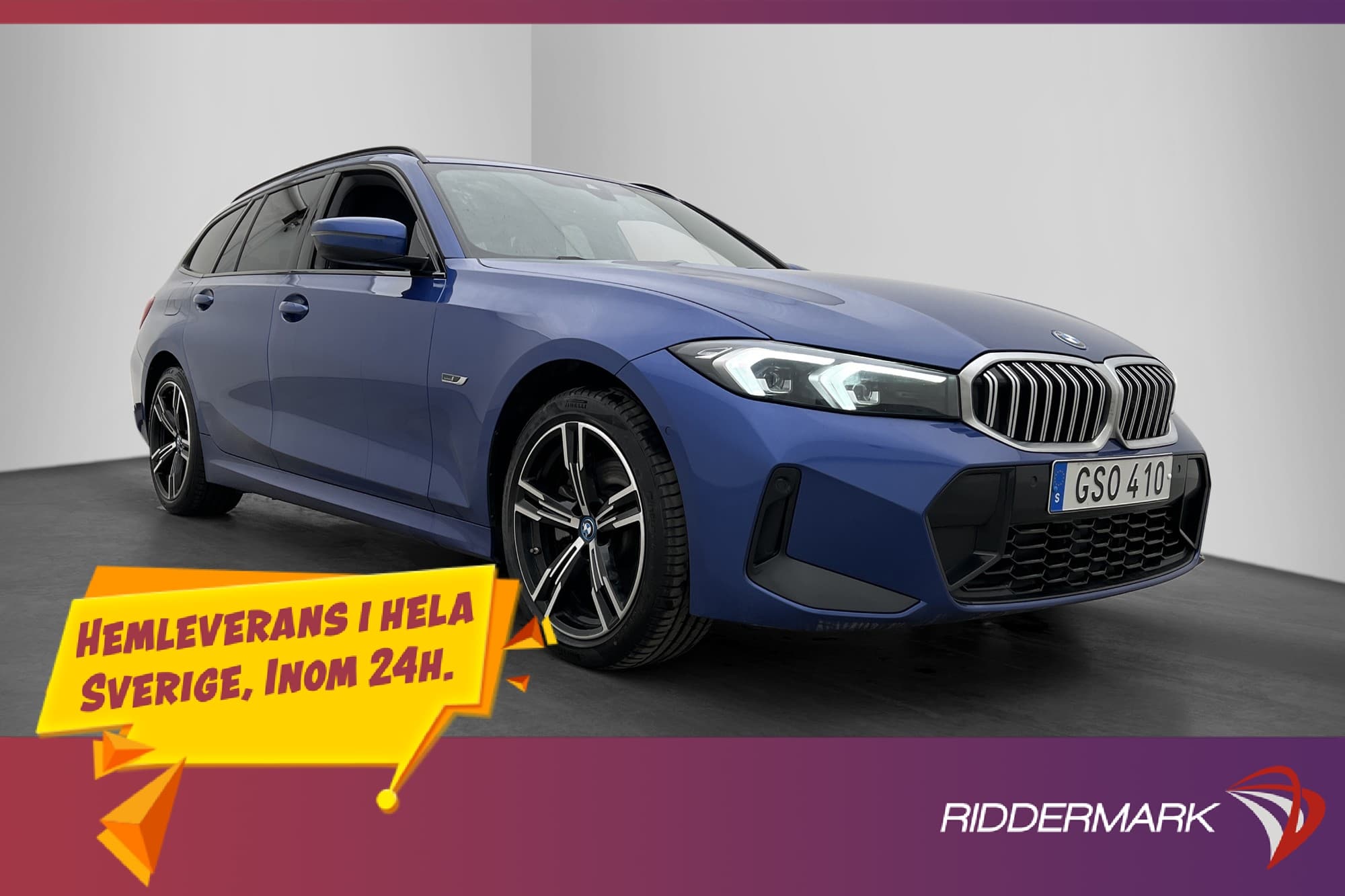 BMW 330e xDrive Touring M Sport HiFi Kamera Rattvärme Drag