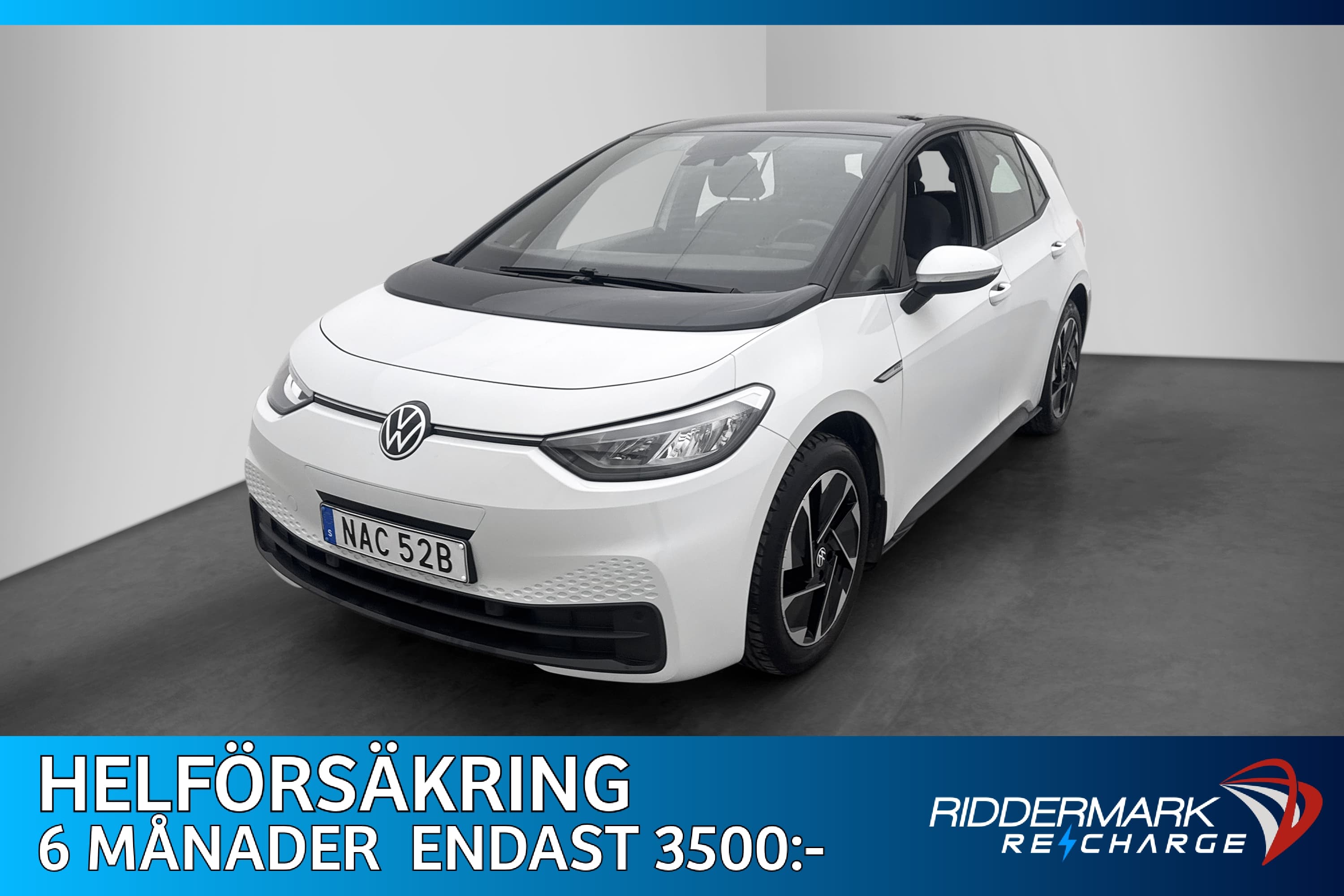 Volkswagen ID.3 Pro Performance MOMS Värmare CarPlay