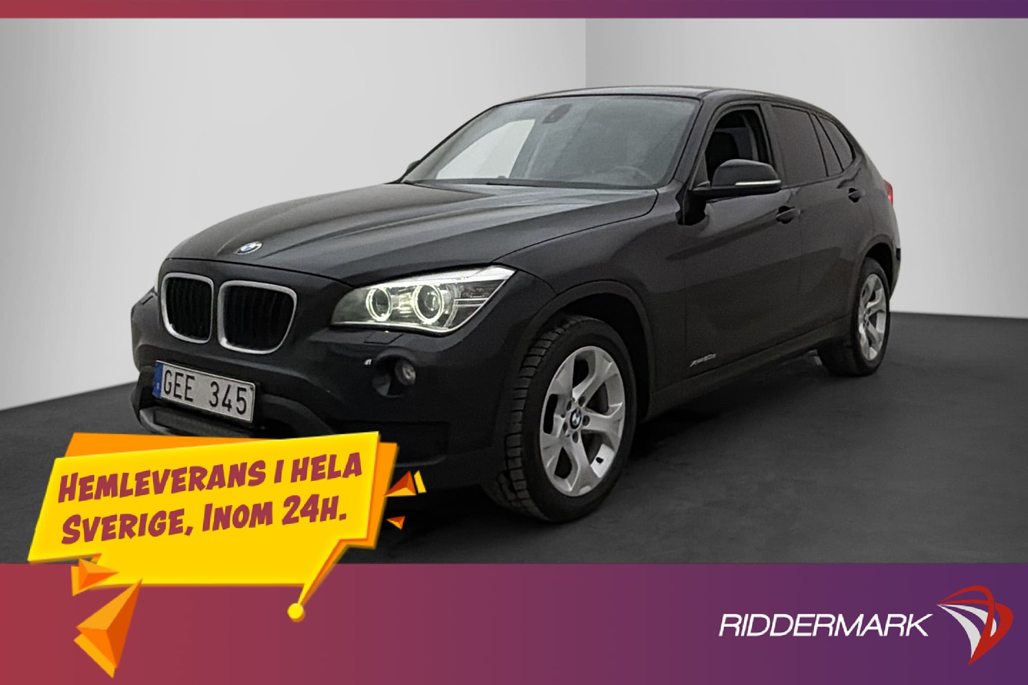 BMW X1 xDrive20d 184hk P-Sensorer Navi Skinn Farthållare 