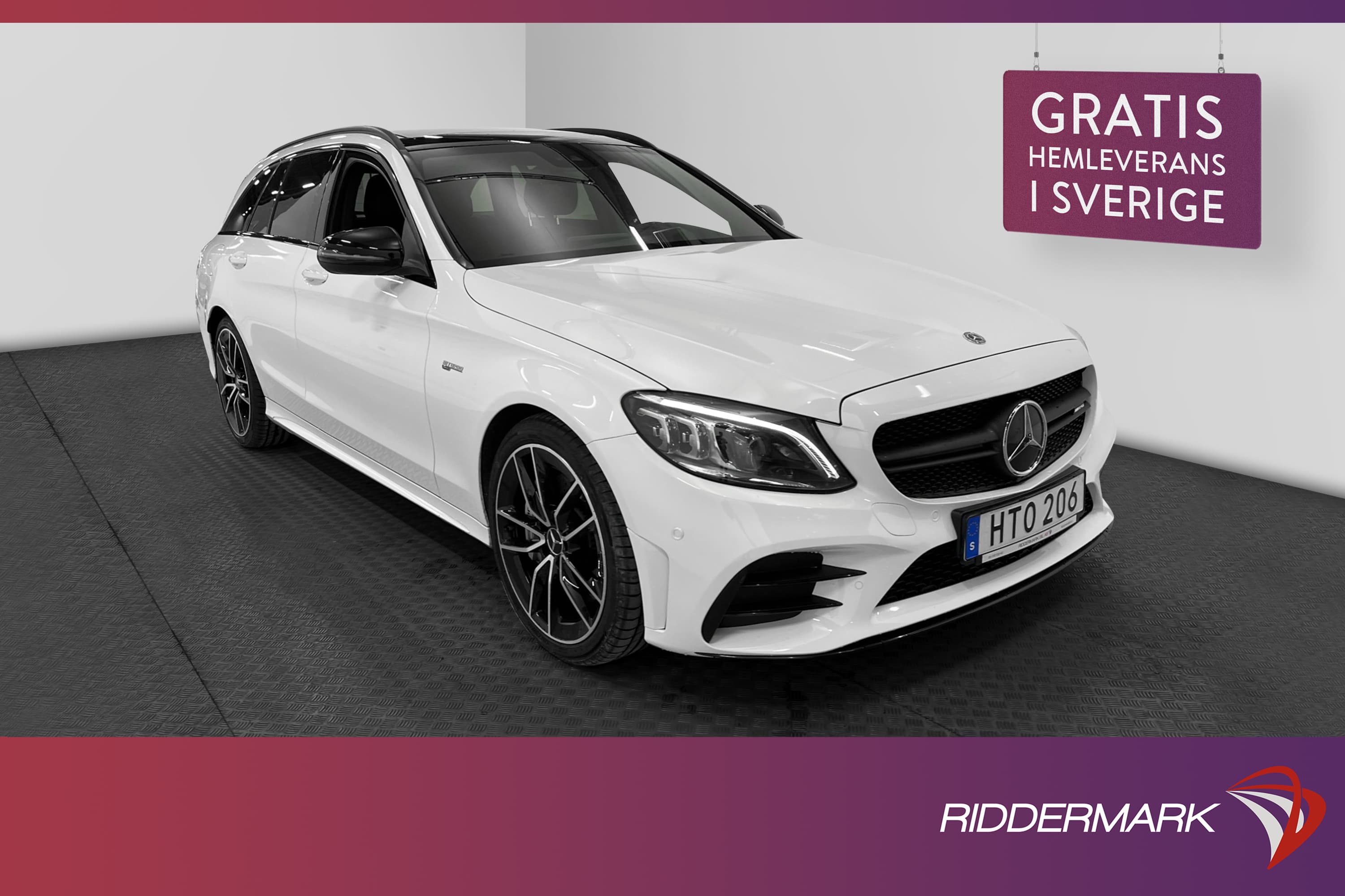 Mercedes-Benz AMG C 43 4M 390hk Cockpit Burm Pano Carplay