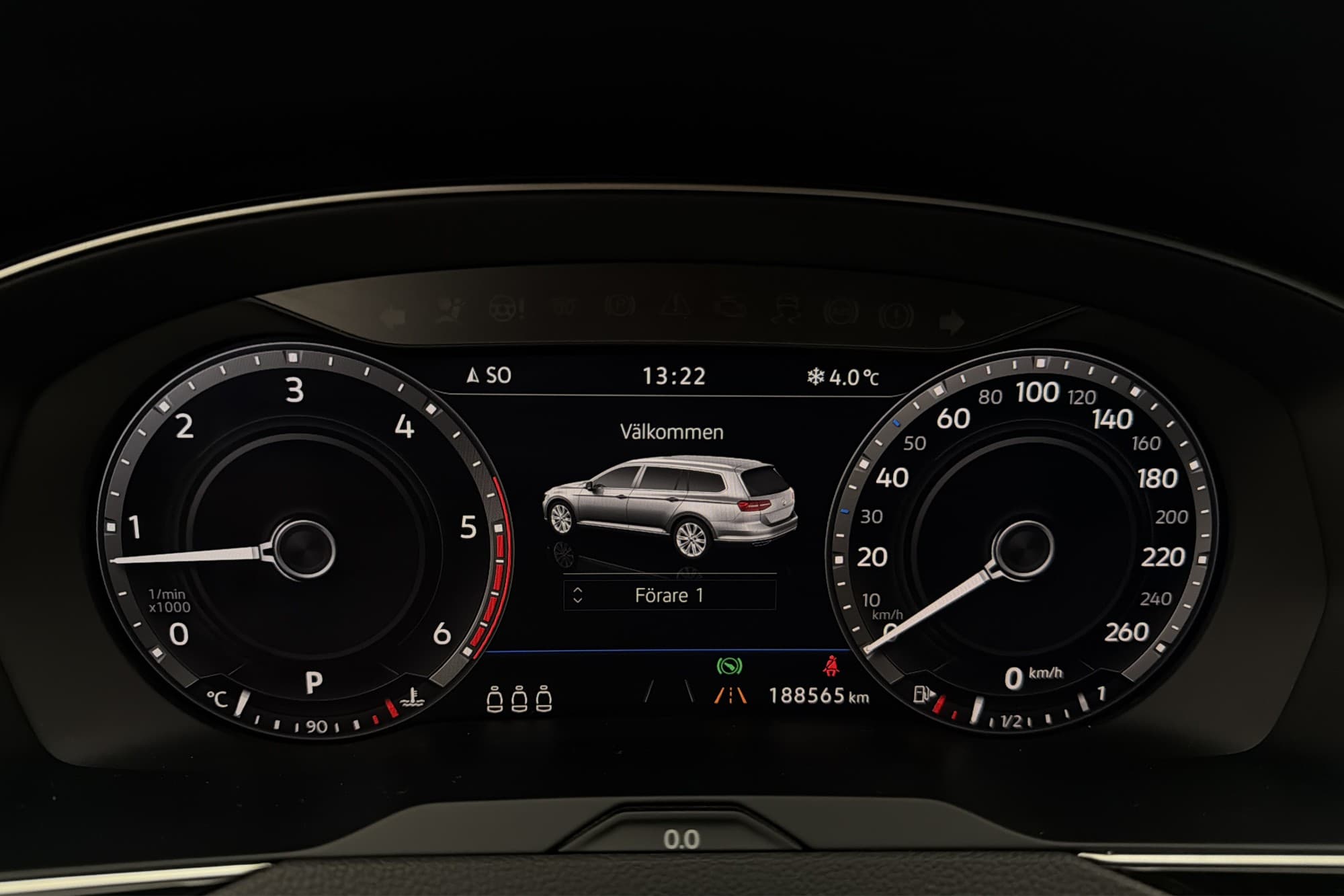 Volkswagen Passat Alltrack TDI 4M Värmare Cockpit Skinn Drag