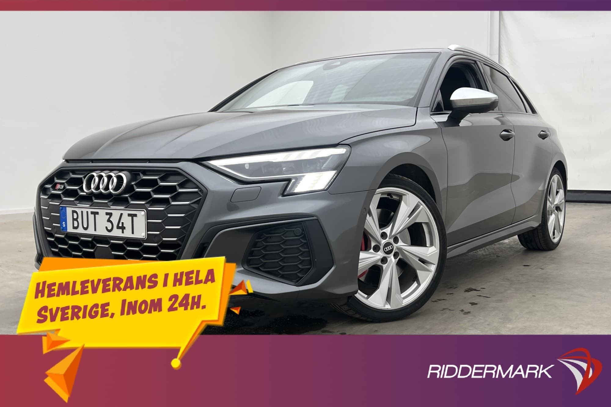 Audi S3 Quattro 310hk Bang&Olufsen 3d Cockpit Kamera Adaptiv