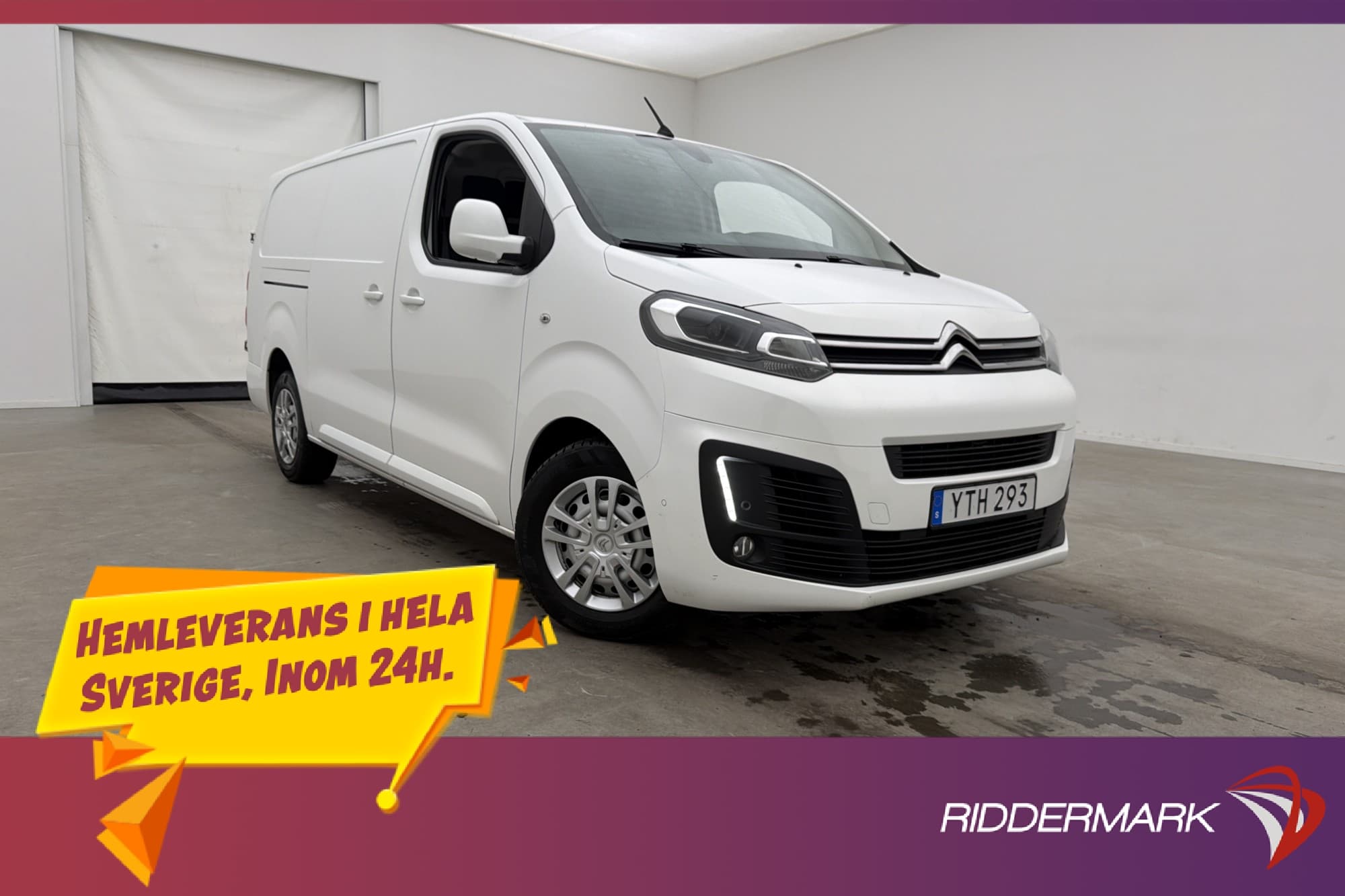 Citroën Jumpy L3 177hk Värmare Drag 3-Sits B-Kamera CARPLAY