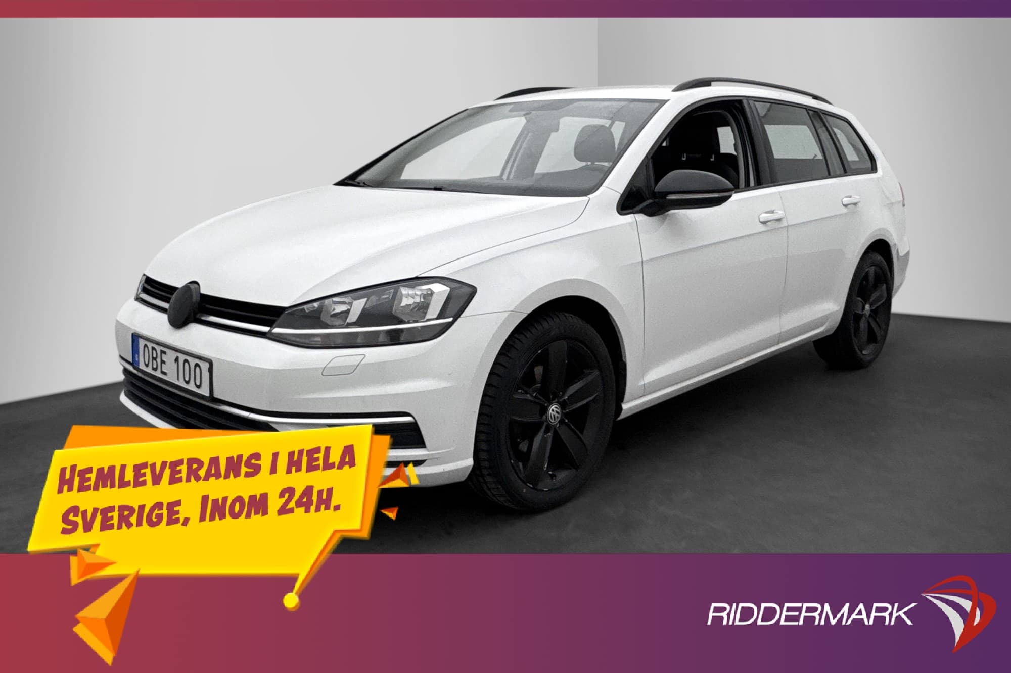 Volkswagen Golf TDI Värm Kamera Drag CarPlay Navi Massage
