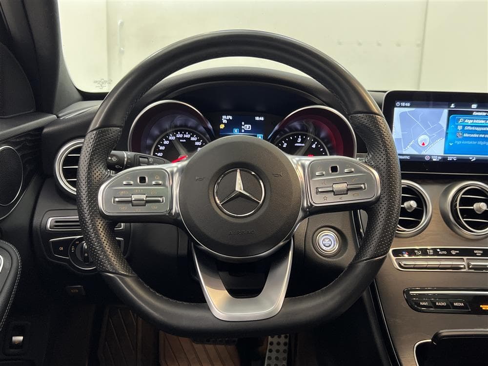 Mercedes-Benz C 200d 160hk AMG Pano Värmare Kamrera Navi