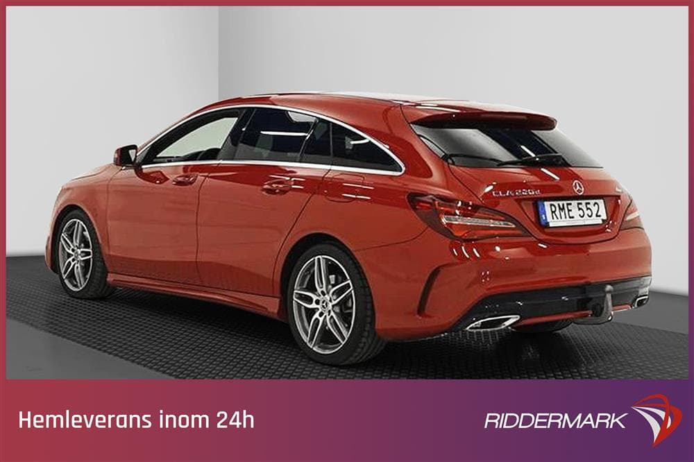 Mercedes CLA 220d 4M 177hk AMG Pano Drag B-kamera 0,42l/milexteriör