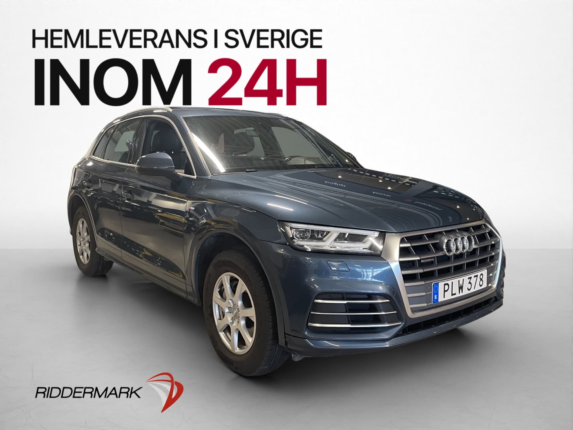 Audi Q5 2.0 TDI Q S-Line Pano B&O Cockpit Navi Halvskinn