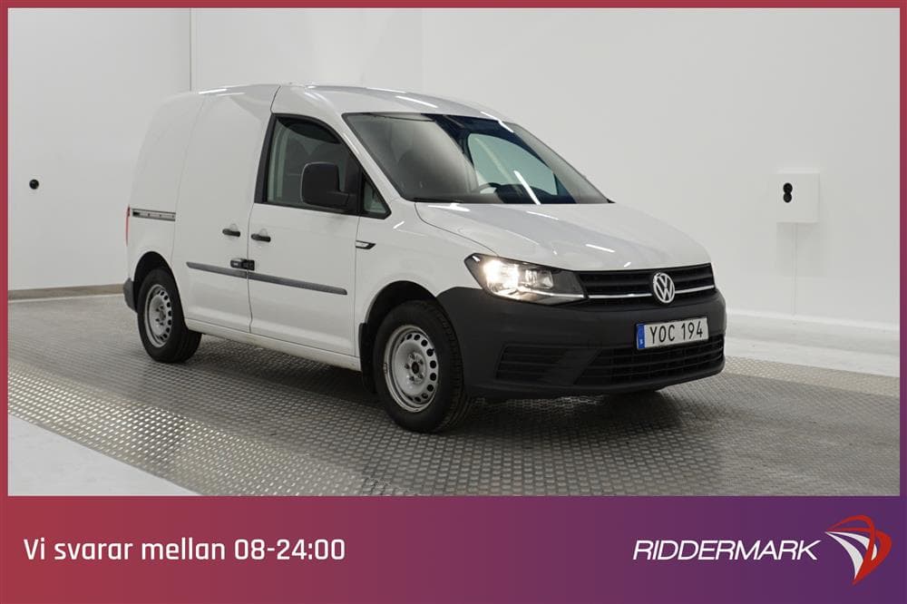 Volkswagen Caddy 1.2 TSI Eu6 84hk Drag Värmare Moms