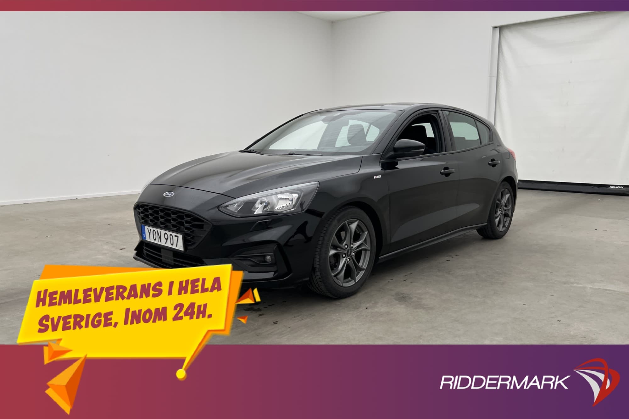 Ford Focus 125hk ST-Line Kamera Rattvärme Adp-Farthållare