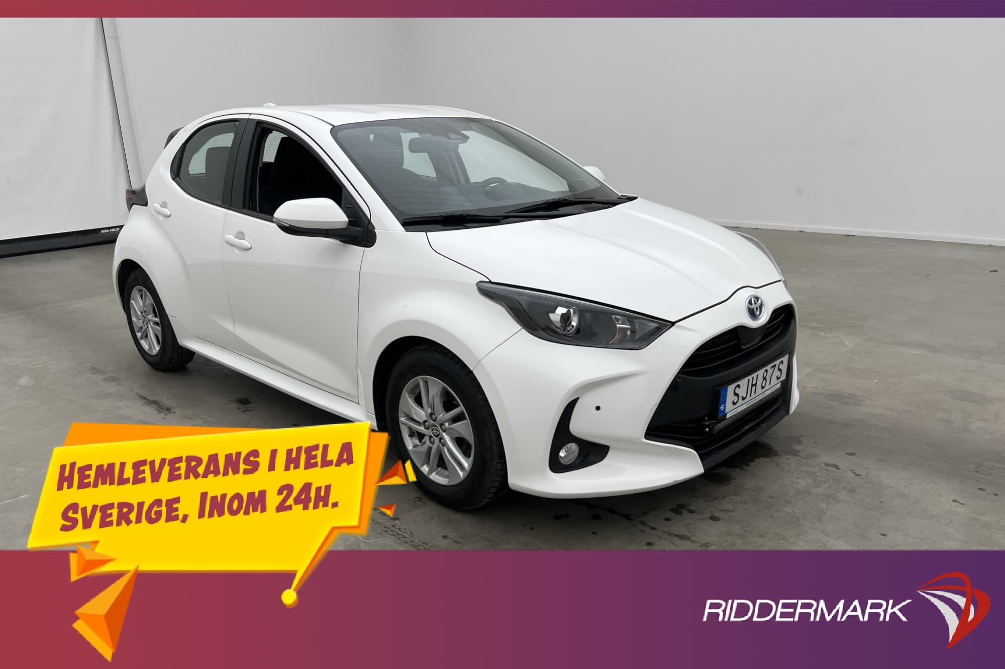 Toyota Yaris Hybrid M&K-Värmare Kamera Rattvärm Adaptiv-Fart