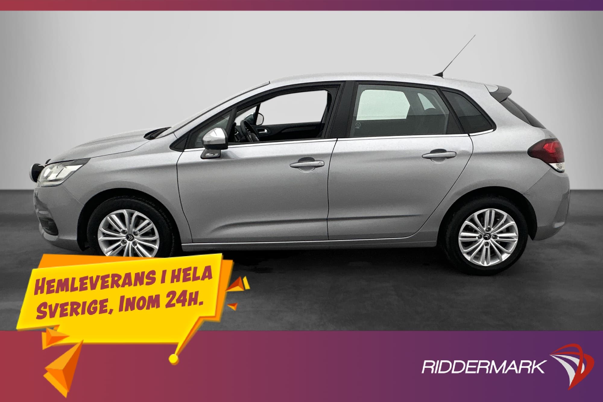 Citroën C4 1.6 120hk CarPlay Sensorer 0,36l/mil